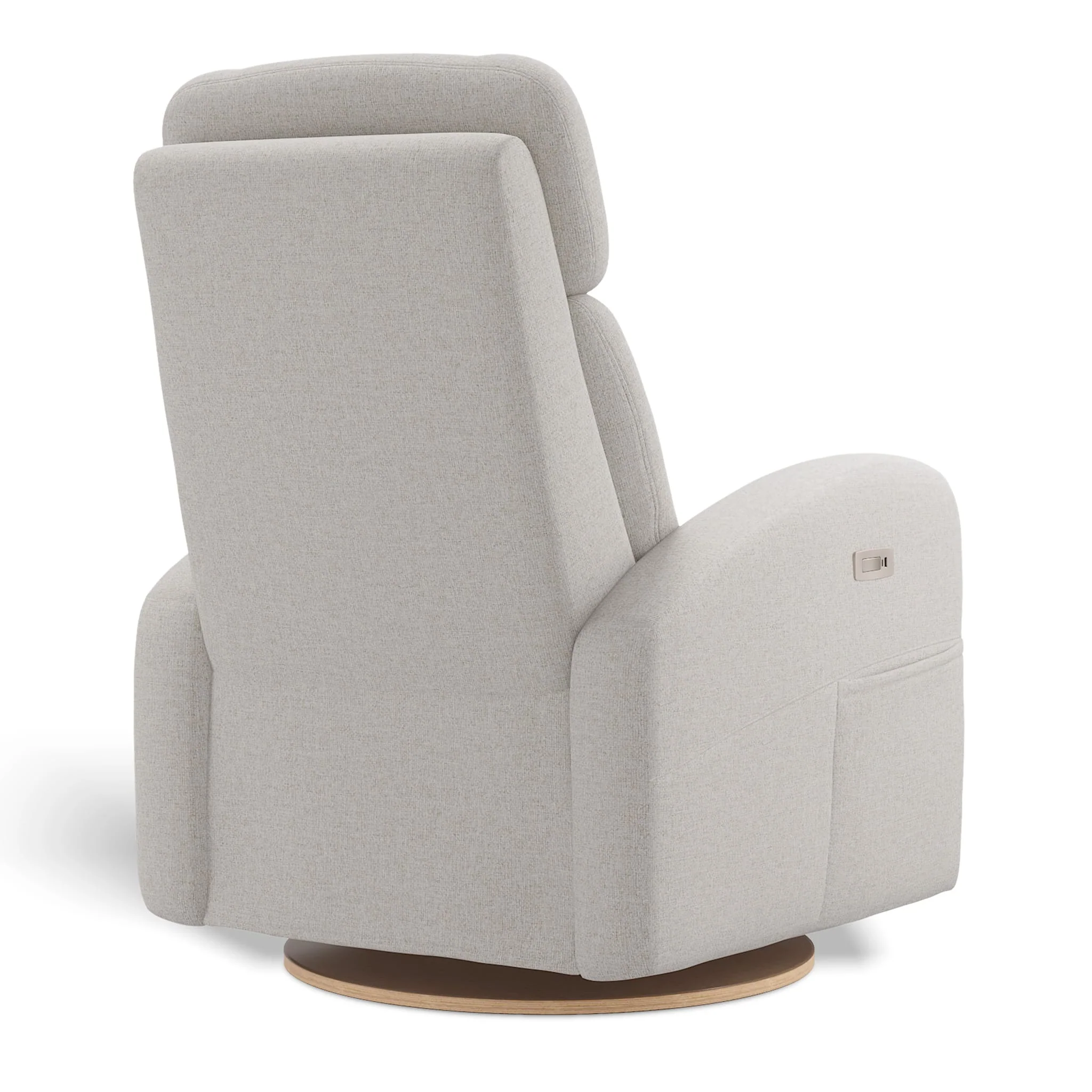 Fauteuil Berçant Inclinable Pivotant Hailey Alta™ 10 avec Mécanisme Électrique (Tissu anti-tache) - Image 4