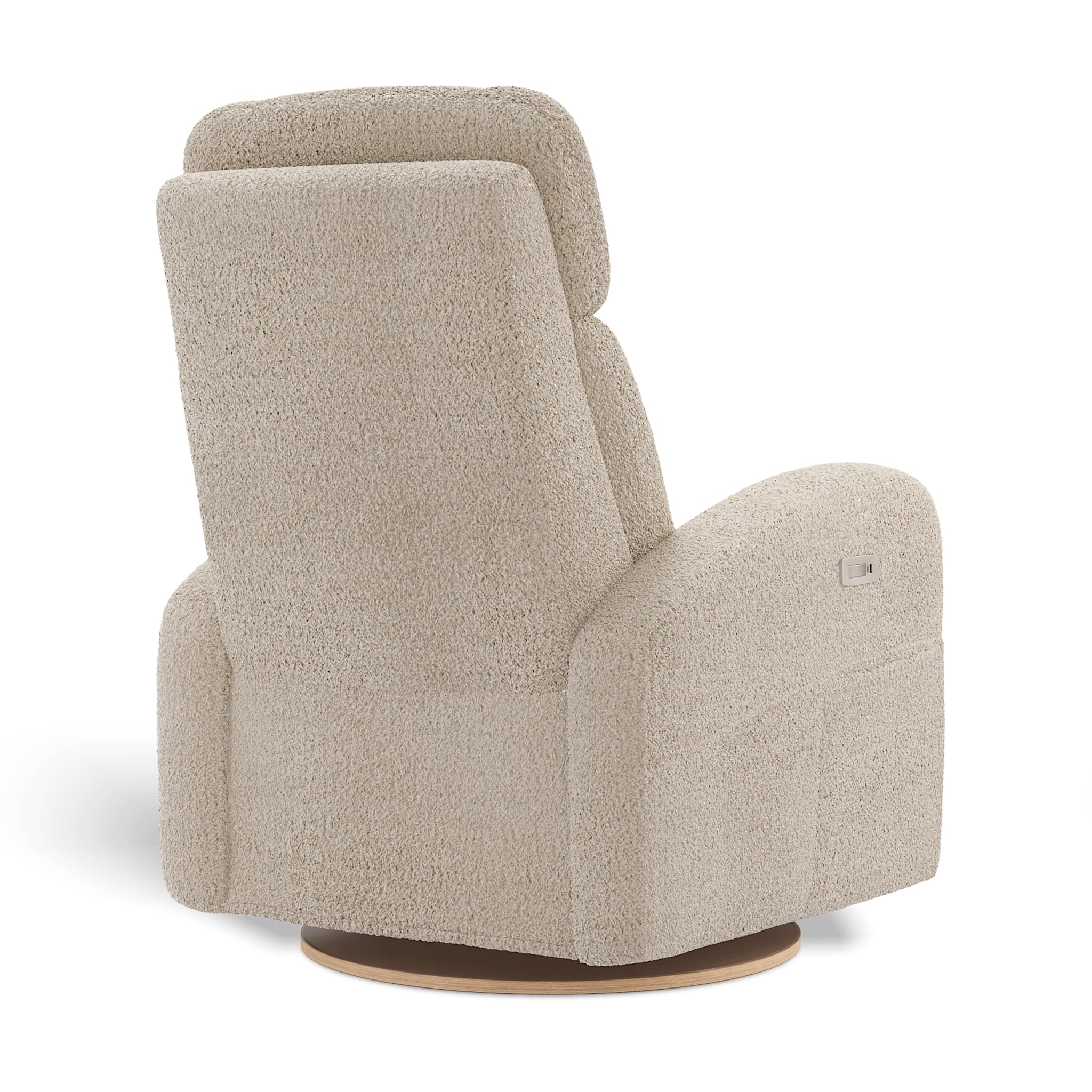 Fauteuil Berçant Inclinable Pivotant Hailey Puppy Sand avec Mécanisme Électrique - Image 4