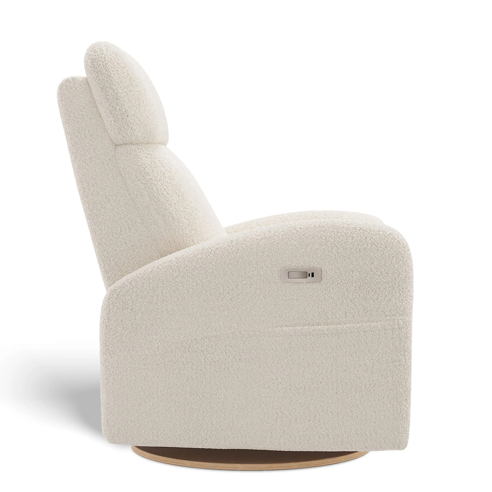 Fauteuil Berçant Inclinable Pivotant Hailey Puppy Pearl avec Mécanisme Électrique - Image 3