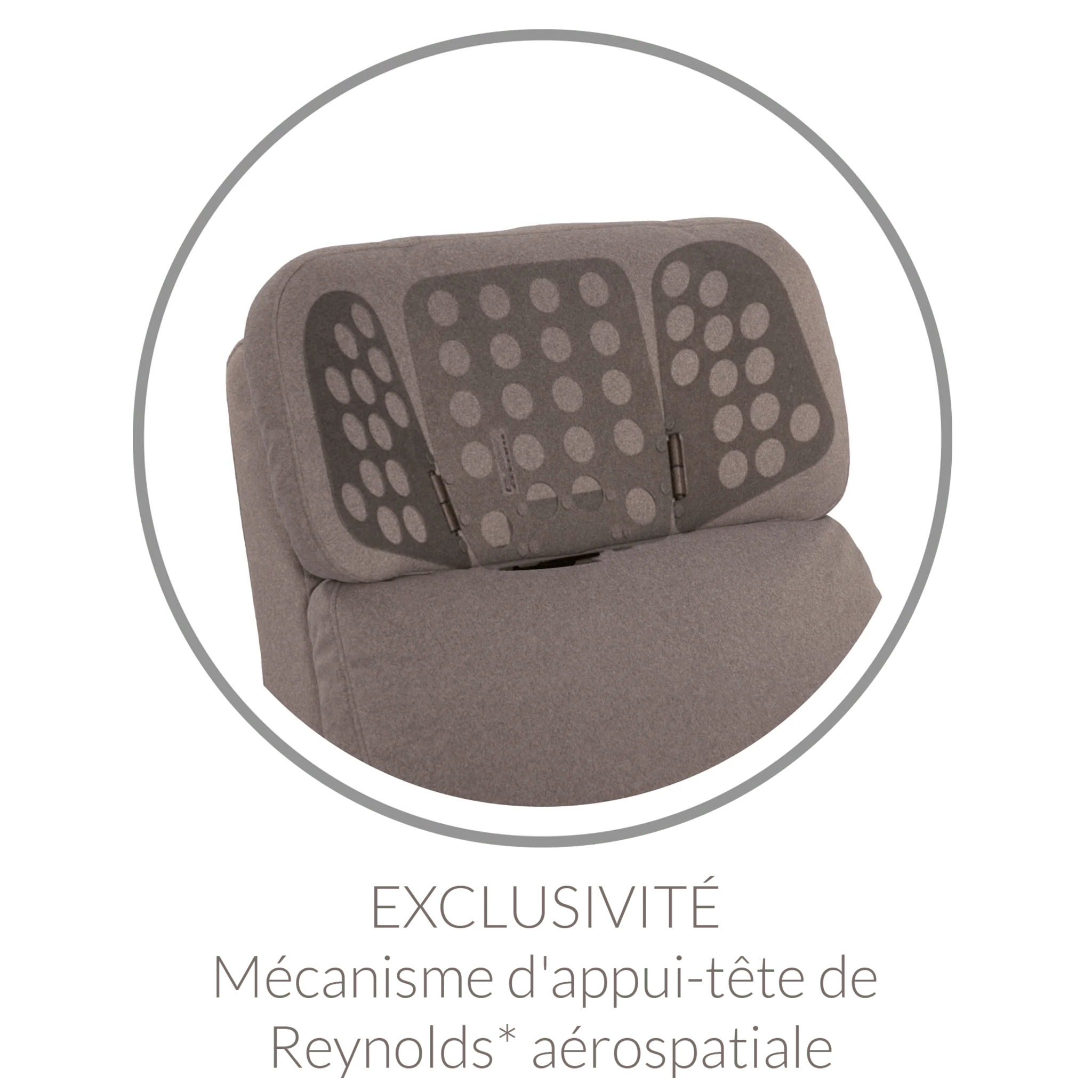 Fauteuil Berçant Inclinable Pivotant Hailey Arlo Beige avec Mécanisme Électrique - Image 9
