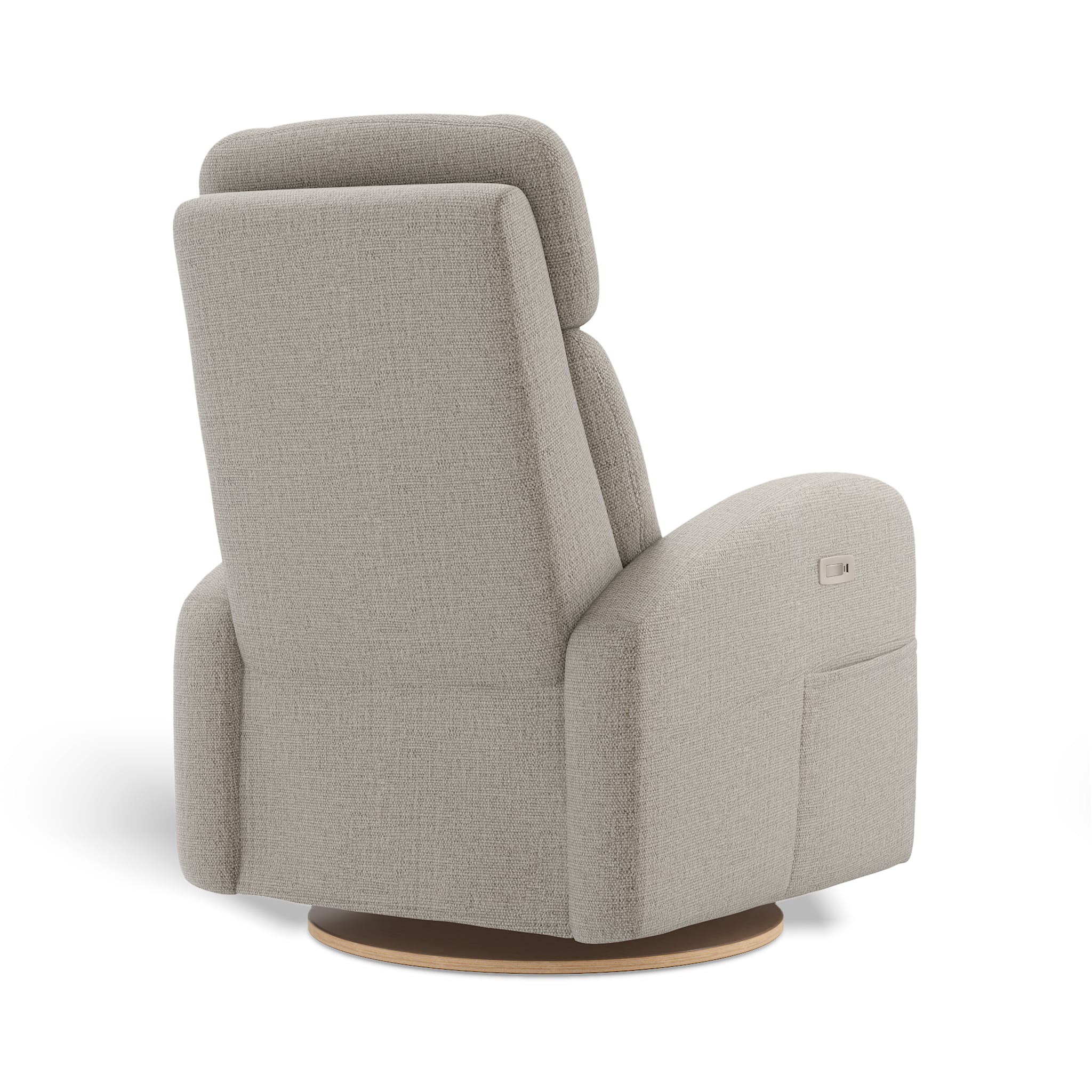 Fauteuil Berçant Inclinable Pivotant Hailey Breather Driftwood avec Mécanisme Électrique - Image 4