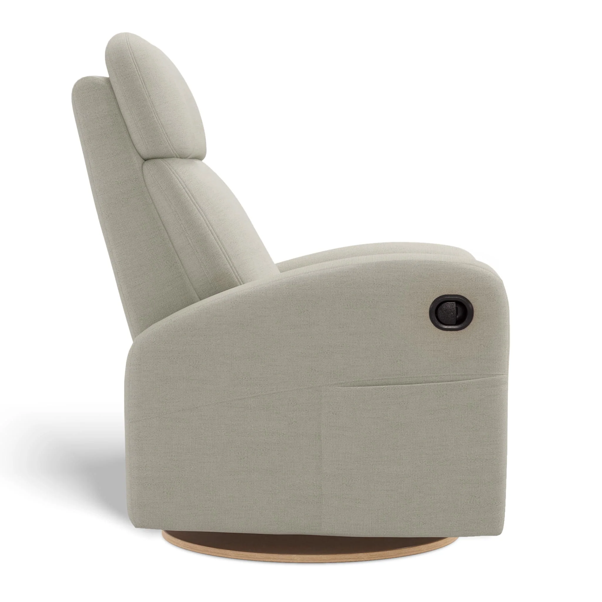 Fauteuil Berçant Inclinable Pivotant Hailey - Como Sand - Image 3