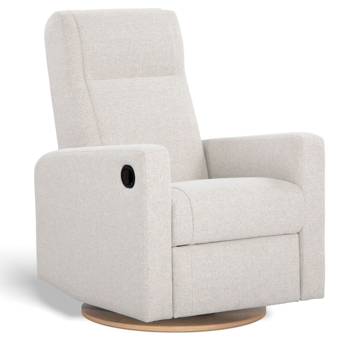 Fauteuil Berçant et Pivotant Nelly - Alta™ Armor 091 / Naturel (Exclusif Clément Tissu Alta™ anti-tache) - Image 5