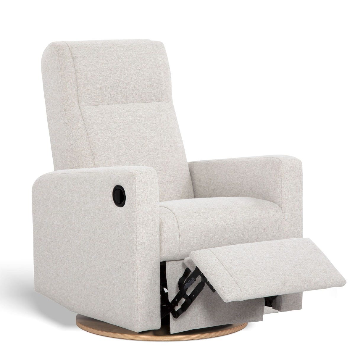 Fauteuil Berçant et Pivotant Nelly - Alta™ Armor 091 / Naturel (Exclusif Clément Tissu Alta™ anti-tache) - Image 7