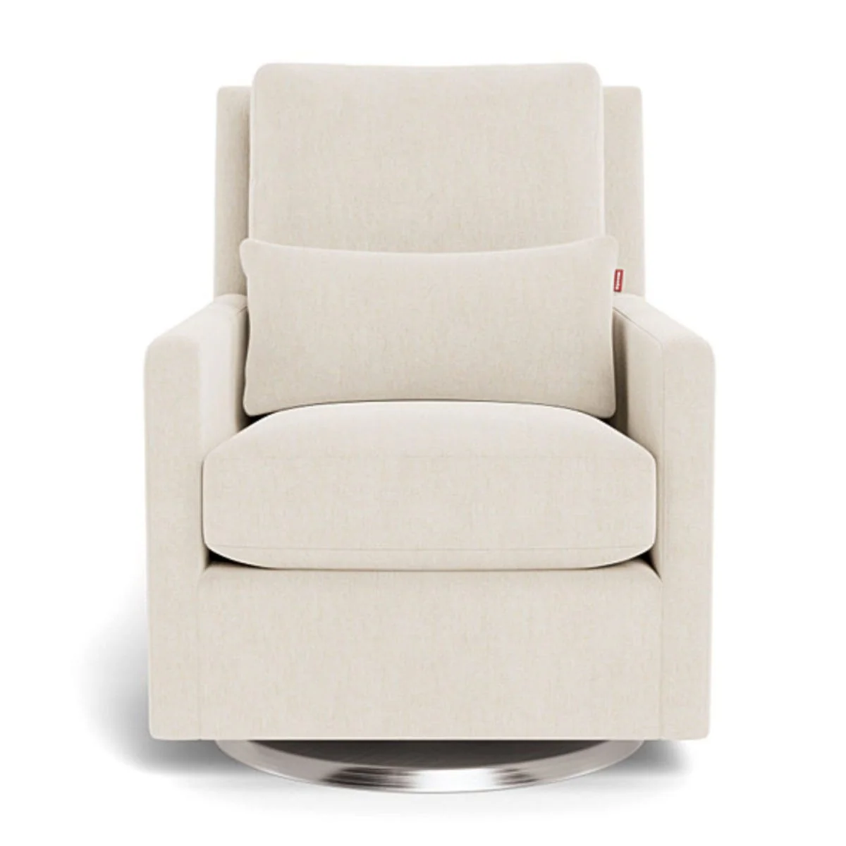 Fauteuil Berçant et Pivotant Como - Dune / Argent - Image 3