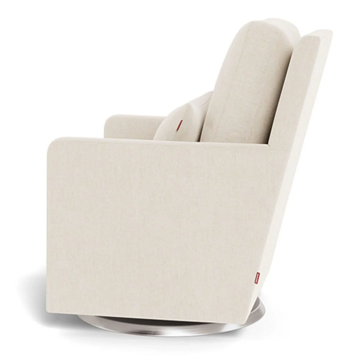 Fauteuil Berçant et Pivotant Como - Dune / Argent - Image 5