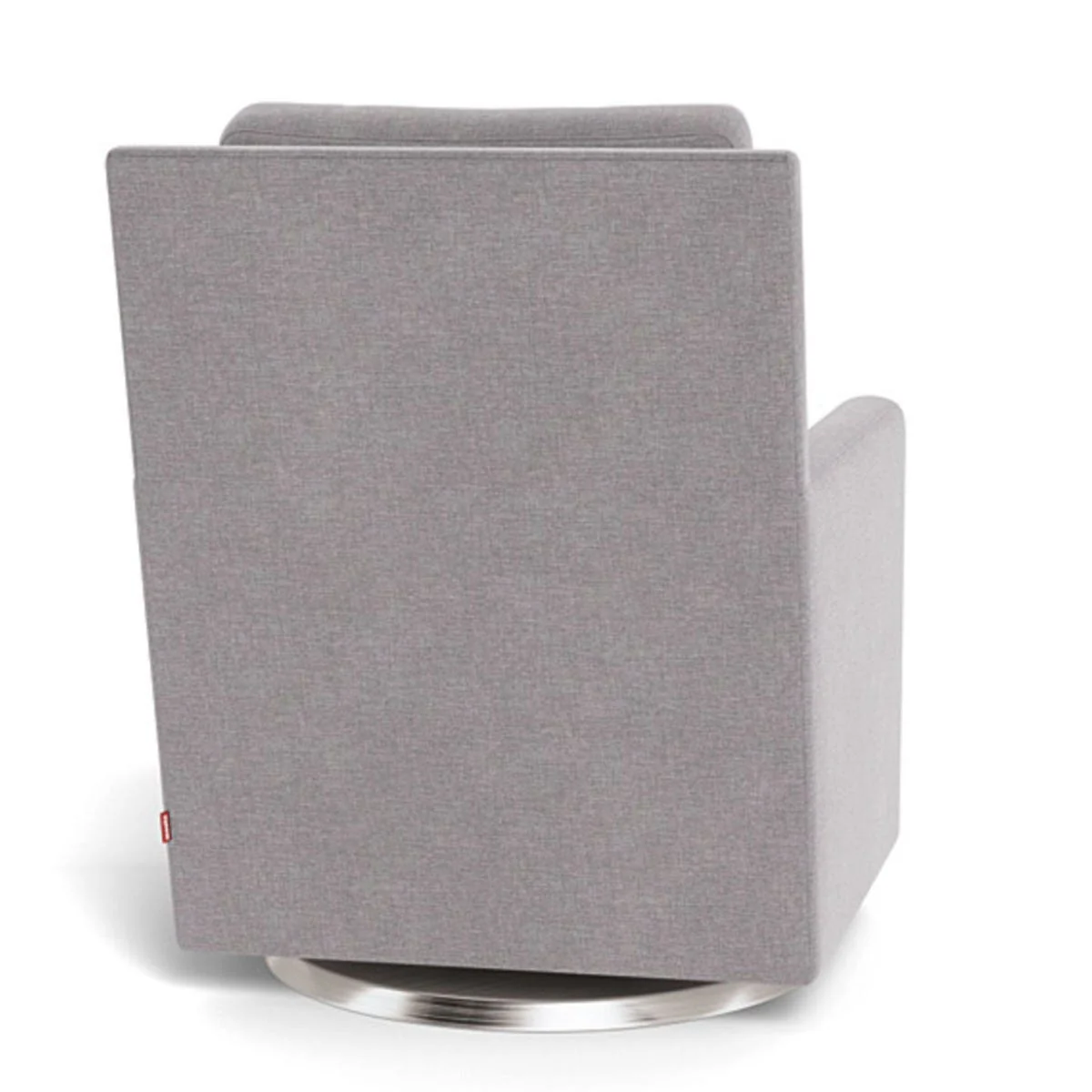 Fauteuil Berçant et Pivotant Como - Pepper Gris / Argent - Image 5