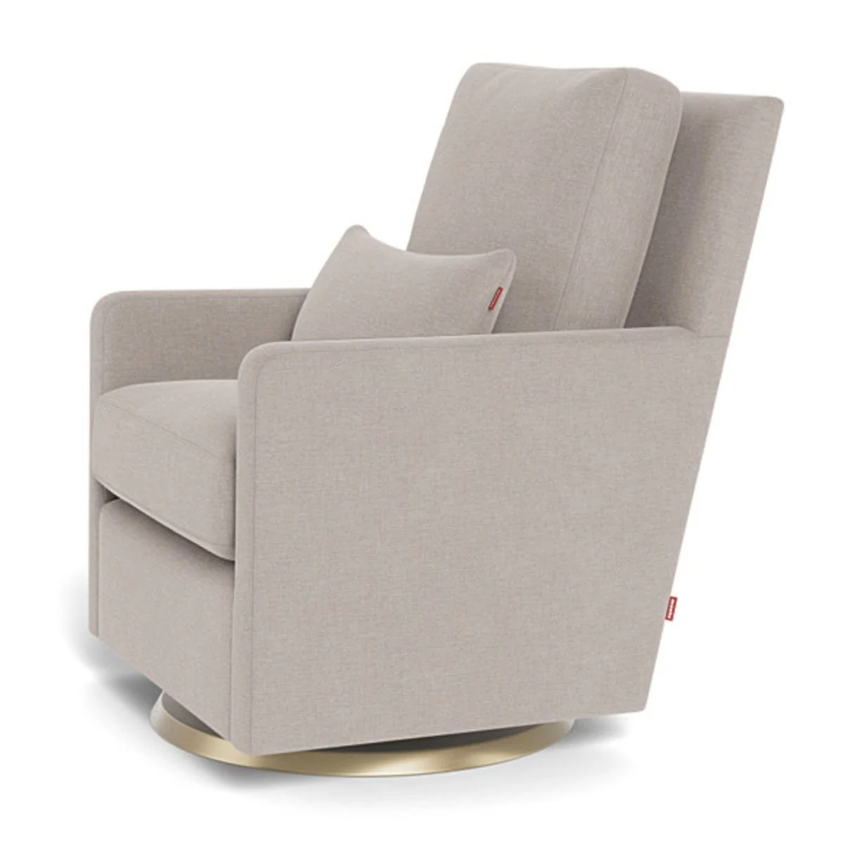 Fauteuil Berçant et Pivotant Como - Sand / Or - Image 4