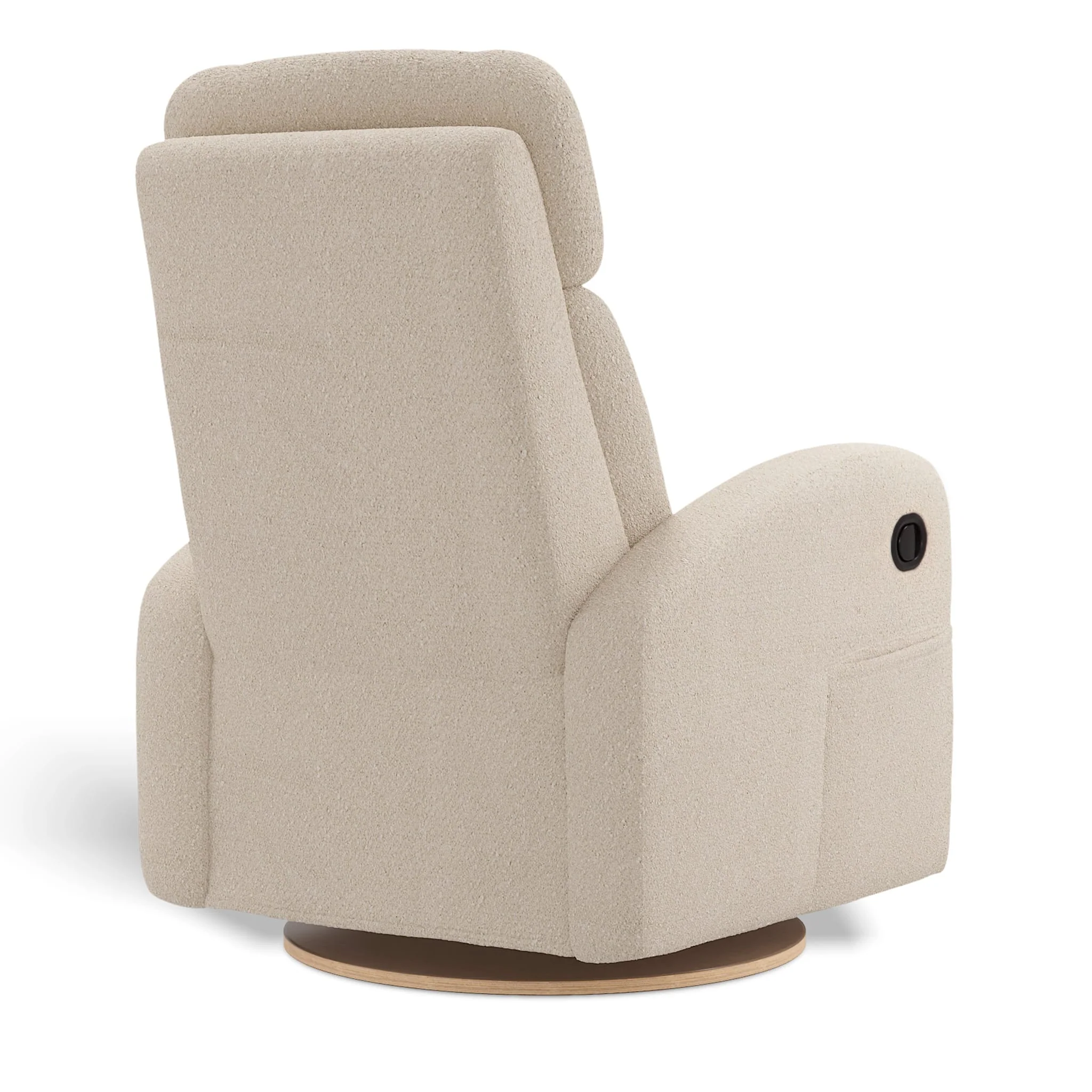 Fauteuil Berçant Inclinable Pivotant Hailey - Beyond Sheep Cream - Image 4