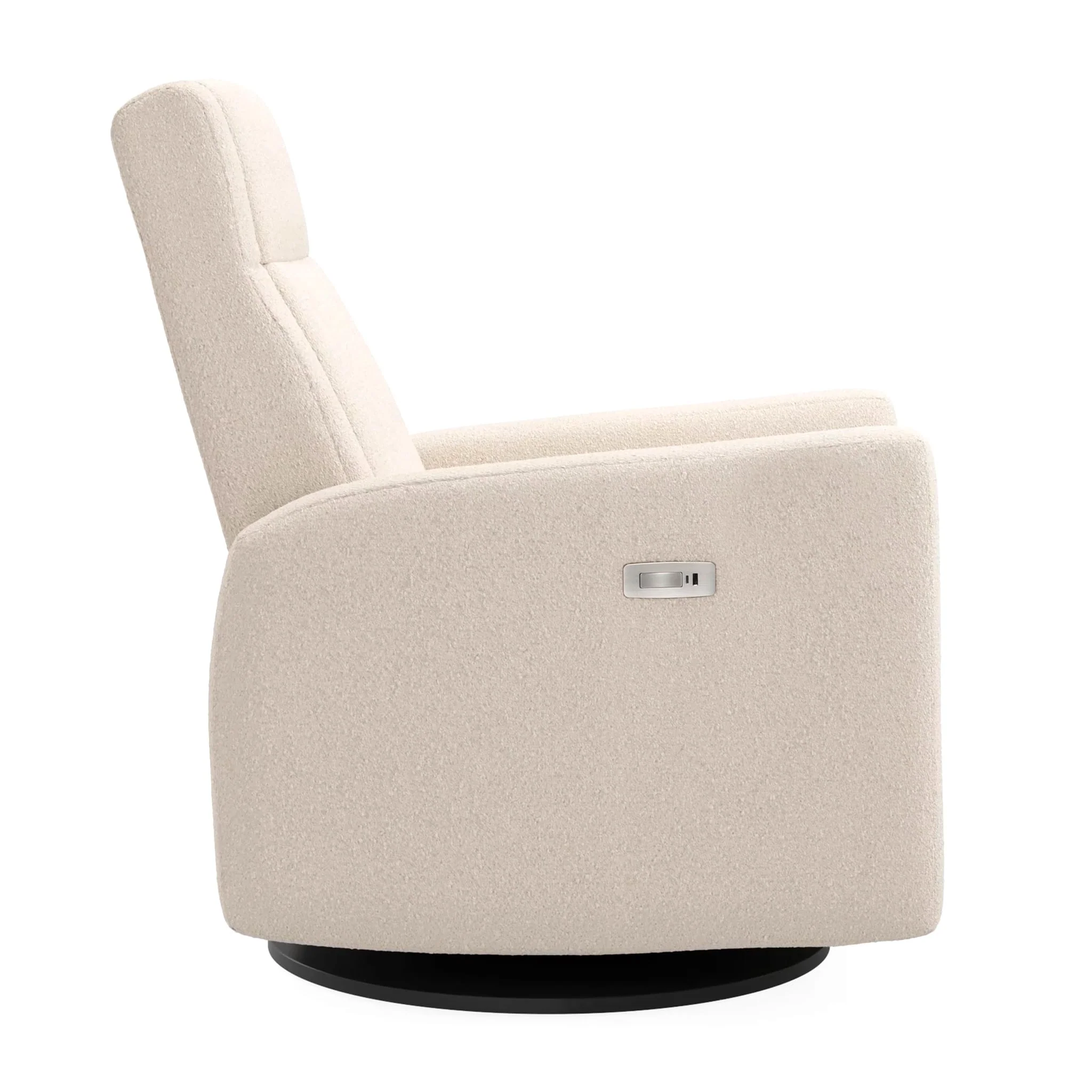 Fauteuil Berçant et Pivotant Nelly - Beyond Sheep Crème avec Mécanisme Électrique - Image 2