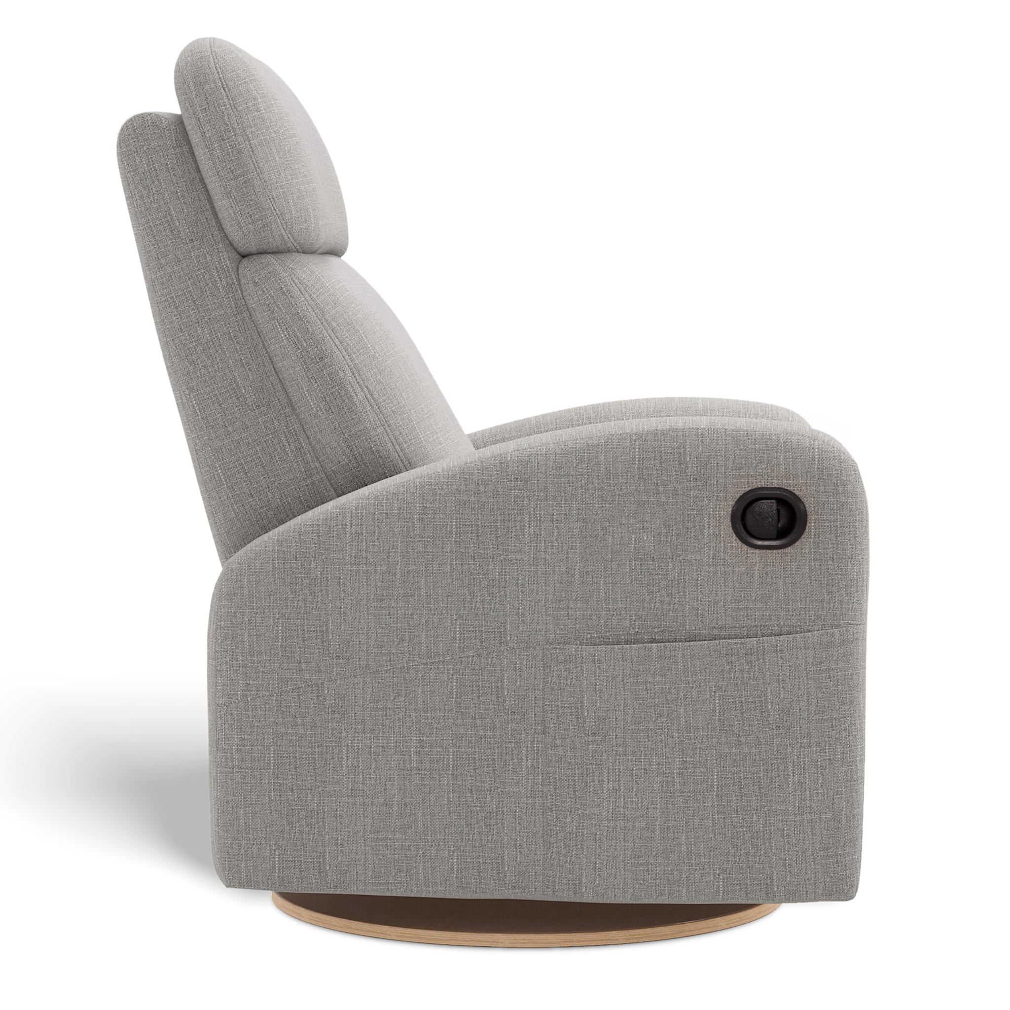 Fauteuil Berçant Inclinable Pivotant Hailey - Nubia Silver - Image 3