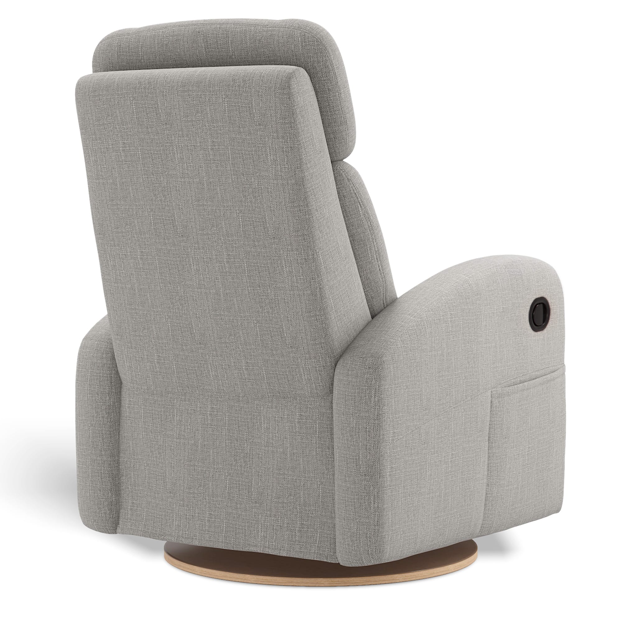 Fauteuil Berçant Inclinable Pivotant Hailey - Nubia Silver - Image 4