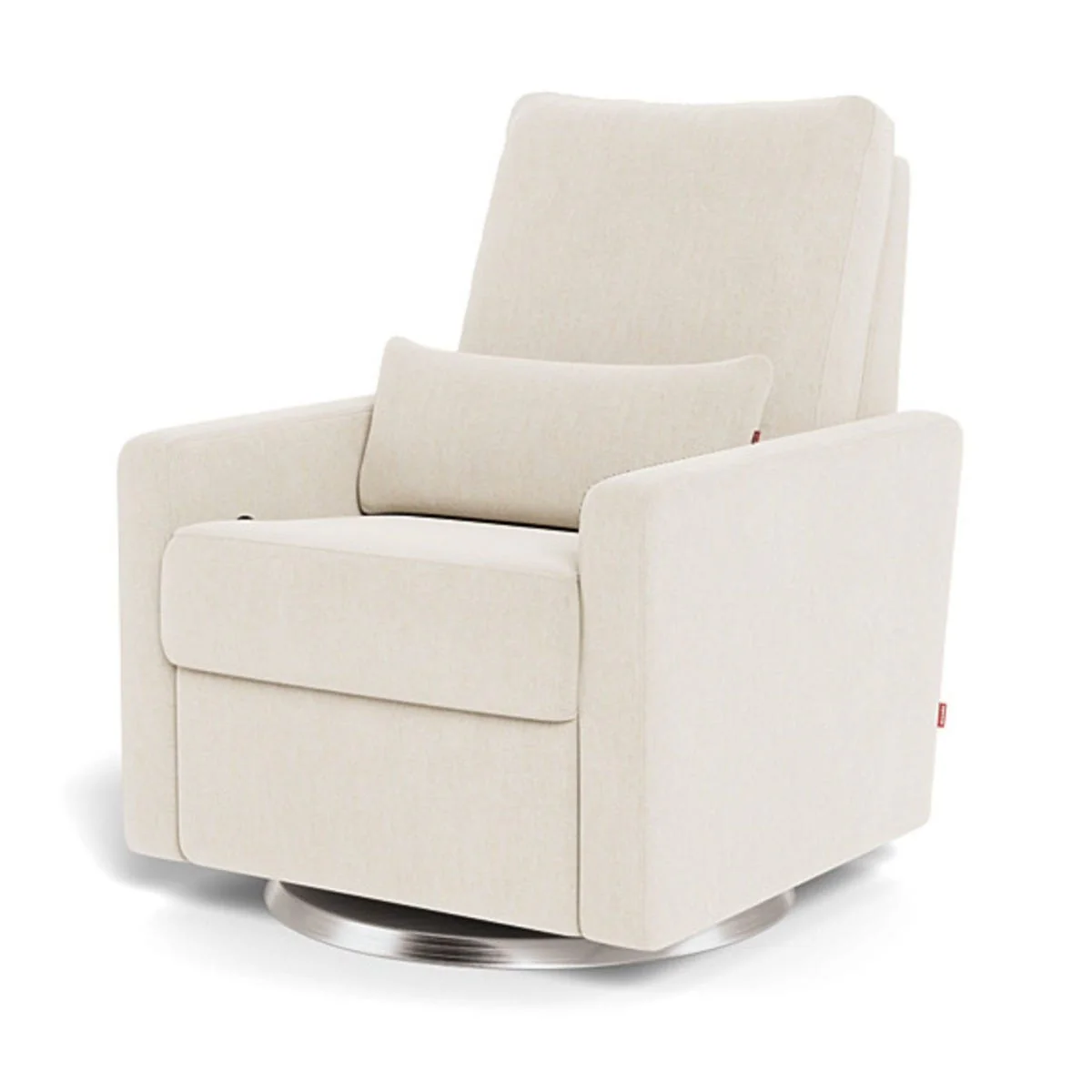 Fauteuil Berçant, Pivotant et Inclinable Matera - Dune / Argent - Image 6