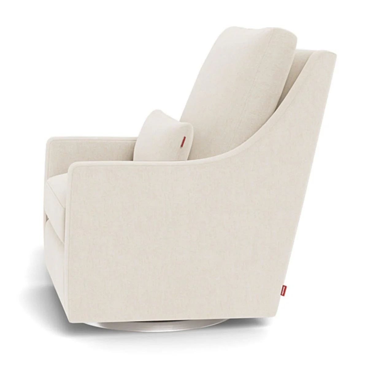 Fauteuil Berçant et Pivotant Vera - Dune / Argent - Image 2