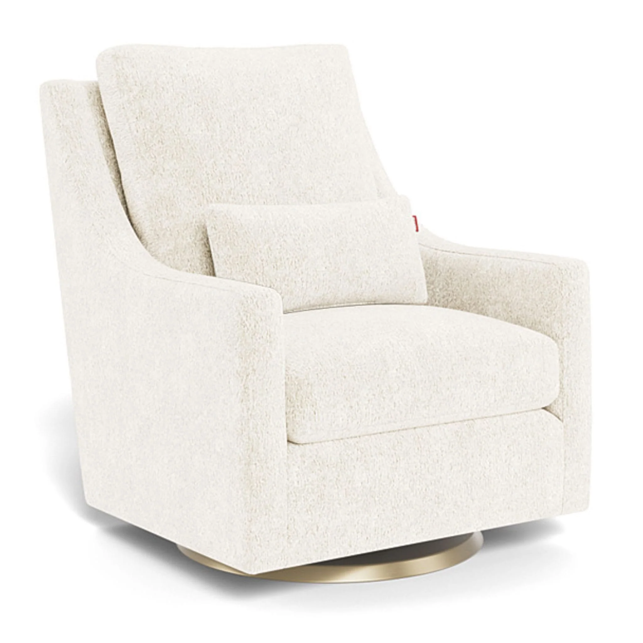 Fauteuil Berçant et Pivotant Vera - Sherpa / Or