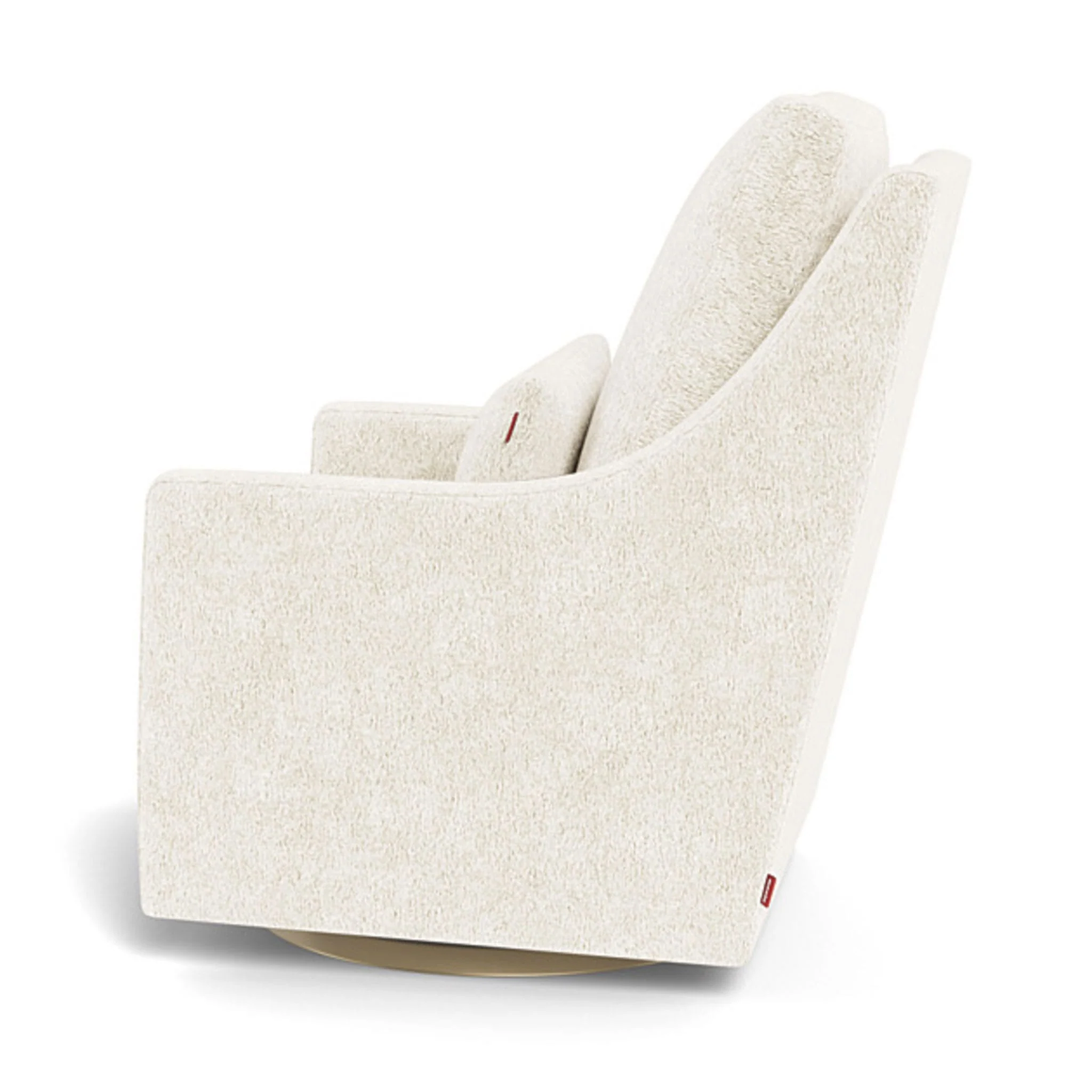 Fauteuil Berçant et Pivotant Vera - Sherpa / Or - Image 3