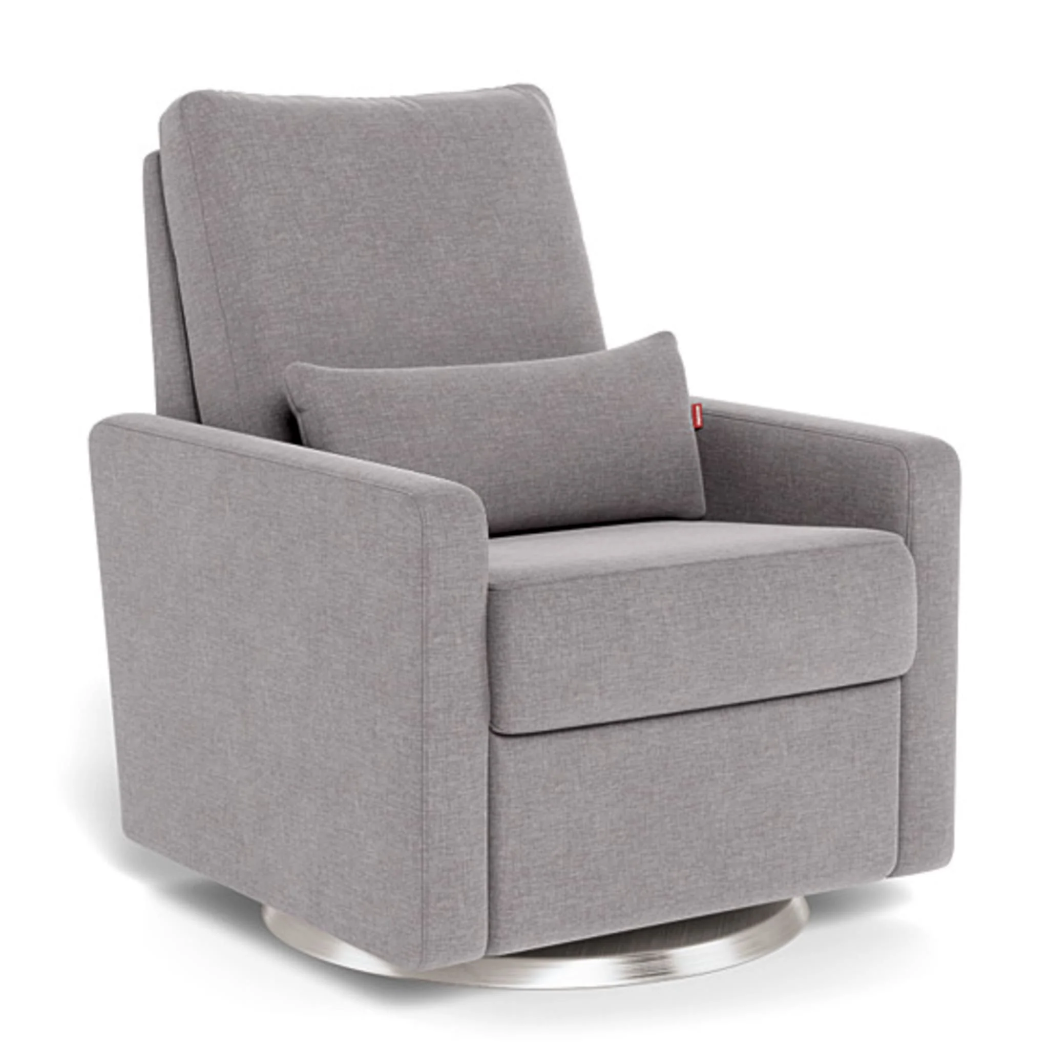 Fauteuil Berçant, Pivotant et Inclinable Matera - Pebble / Argent