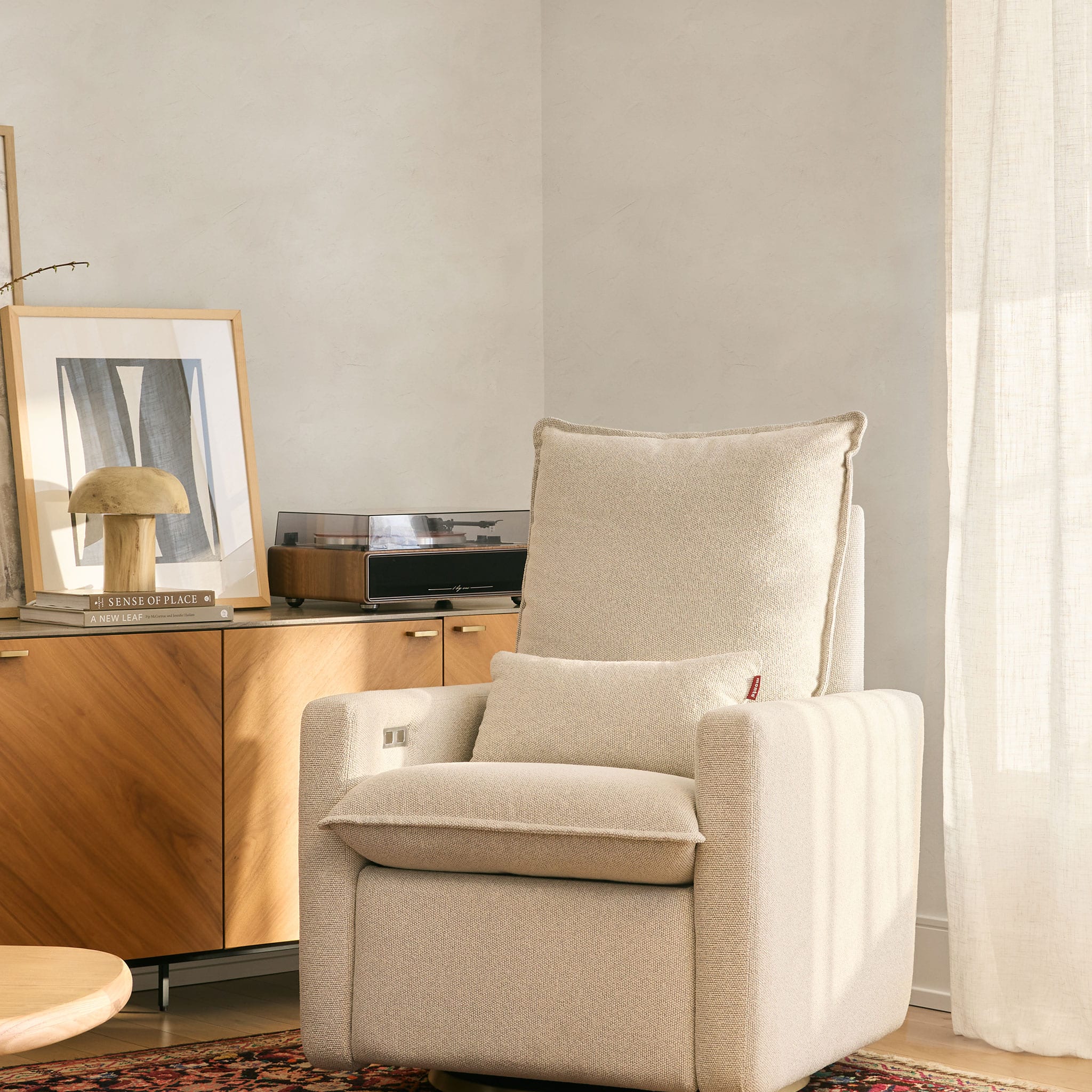 Fauteuil Berçant Cortina - Sable - Image 8