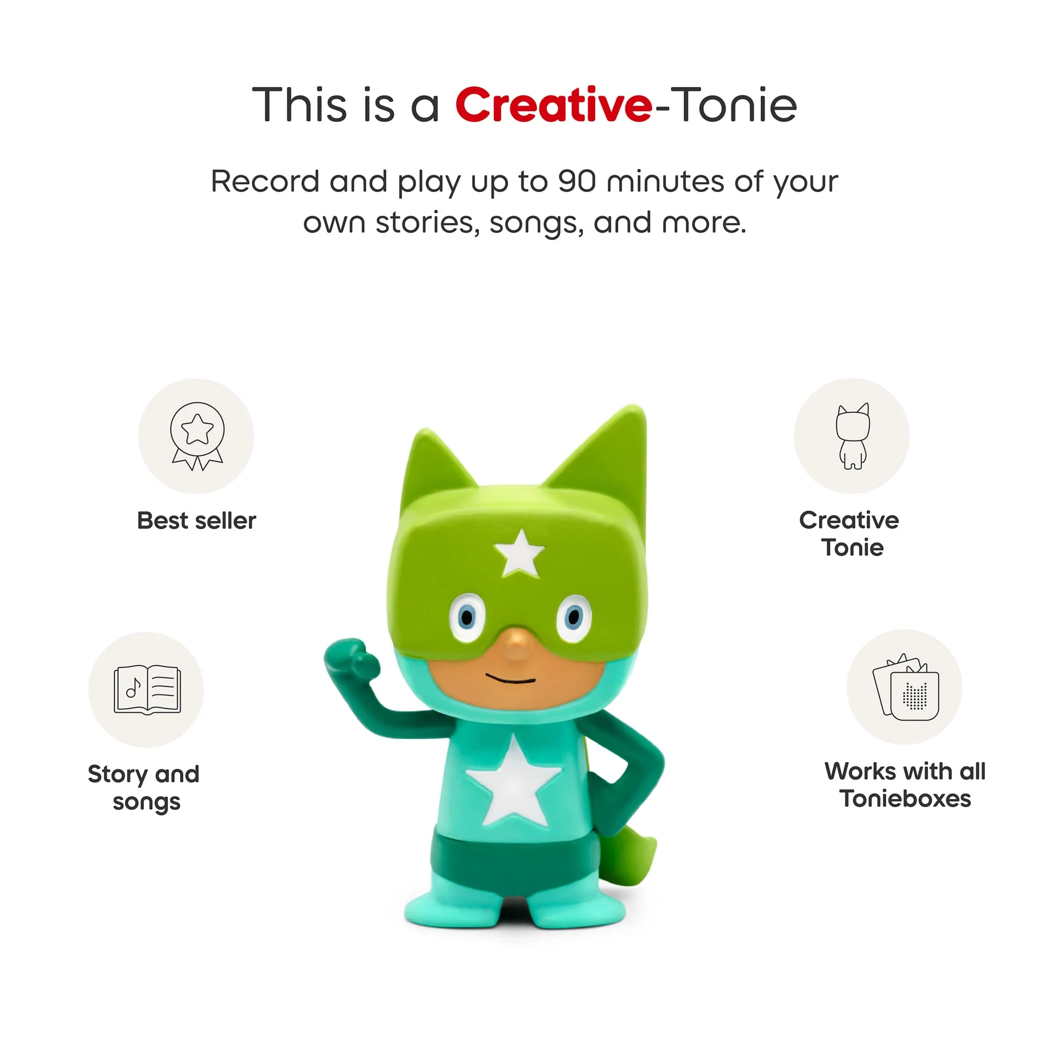 Creative Tonie - Superhéro Turquoise Tonie Figurine (Français) - Image 5