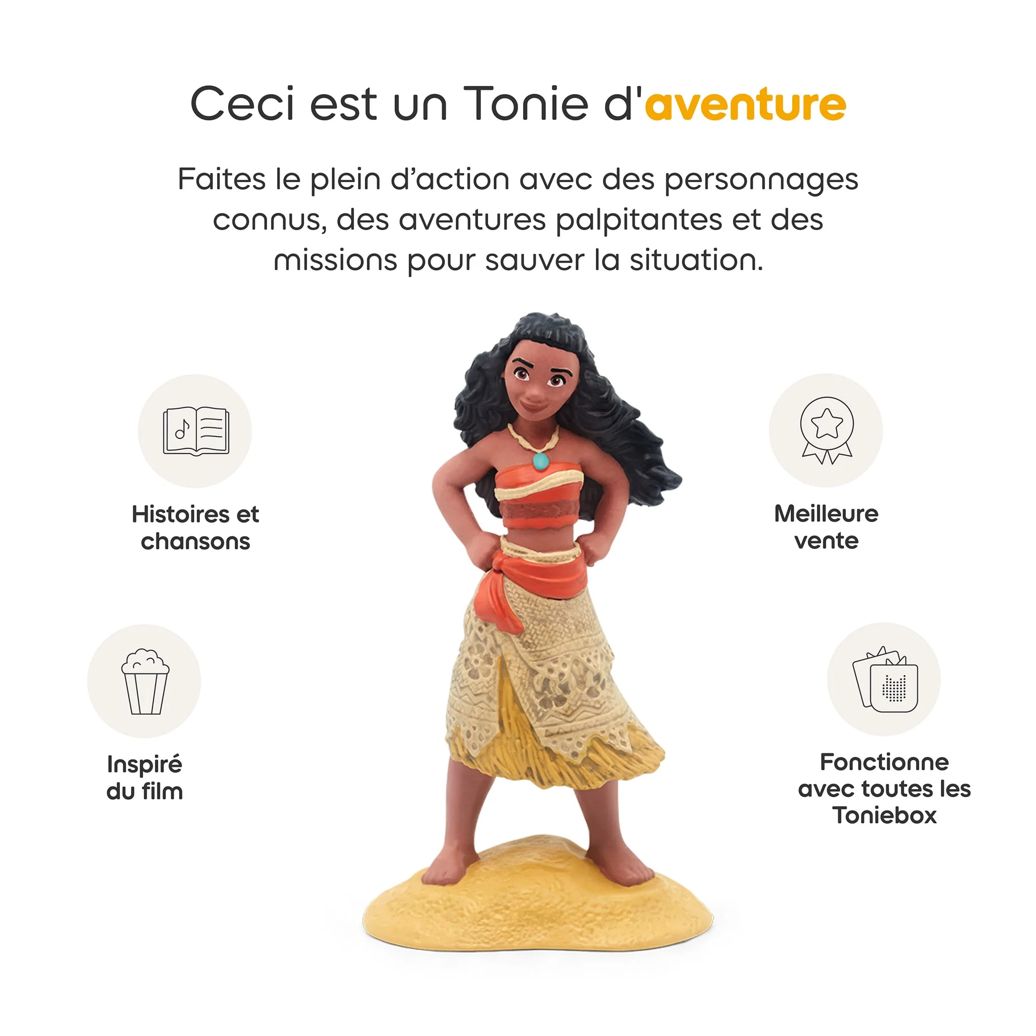 Disney Vaiana Tonie Figurine (Français) - Image 5
