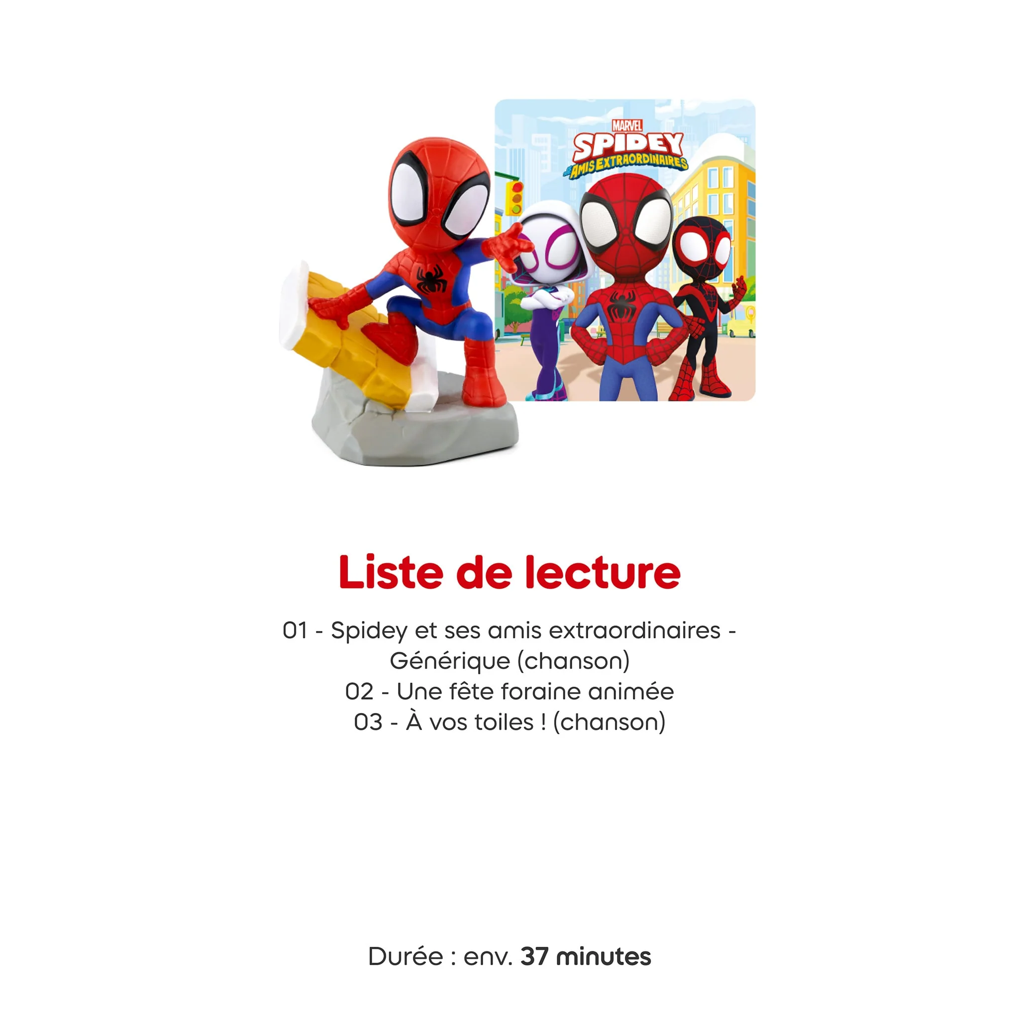 MARVEL Spidey et ses amis extraordinaires - Spidey Tonie Figurine (Français) - Image 6