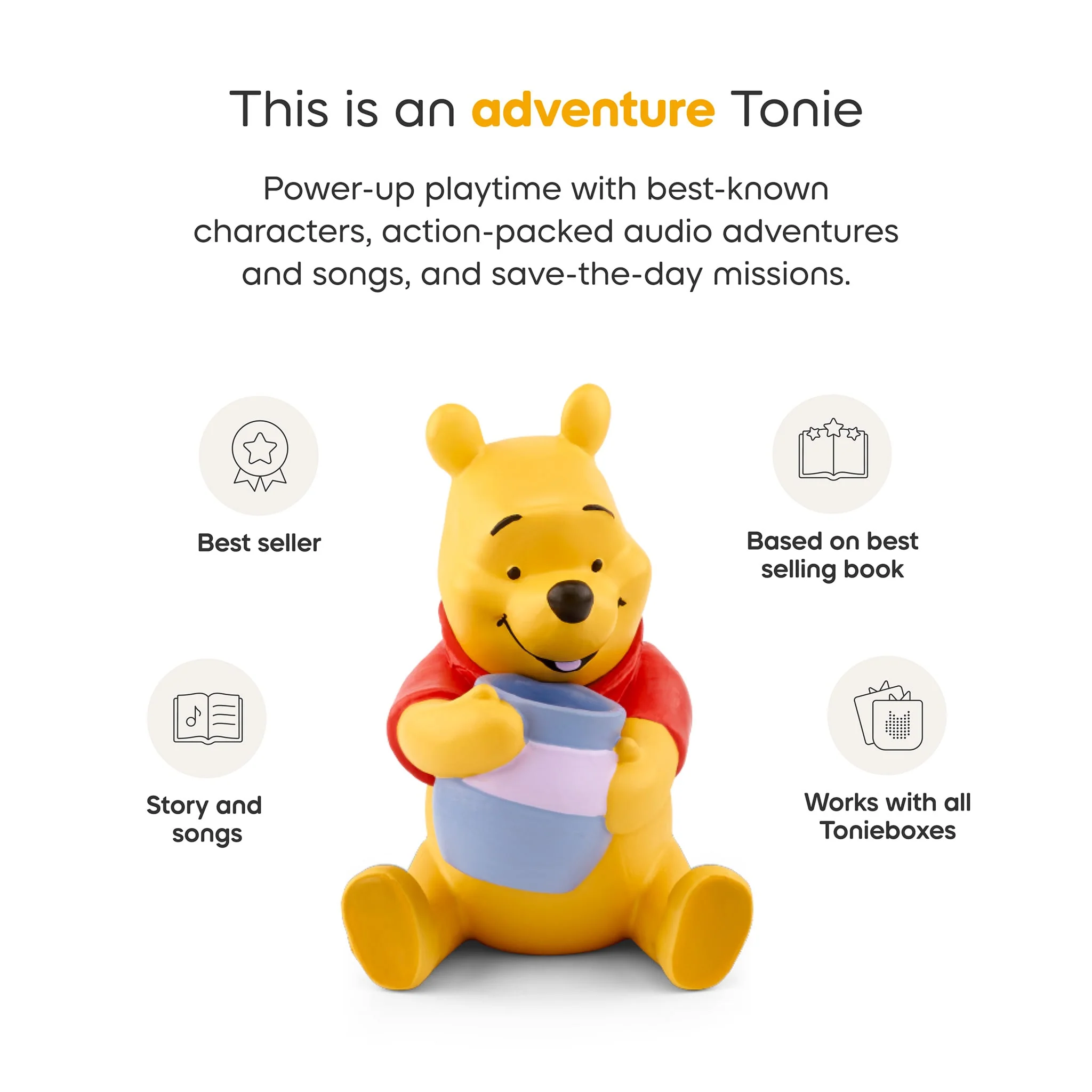 Disney Winnie the Pooh: Winnie Tonie Figurine (Anglais) - Image 4