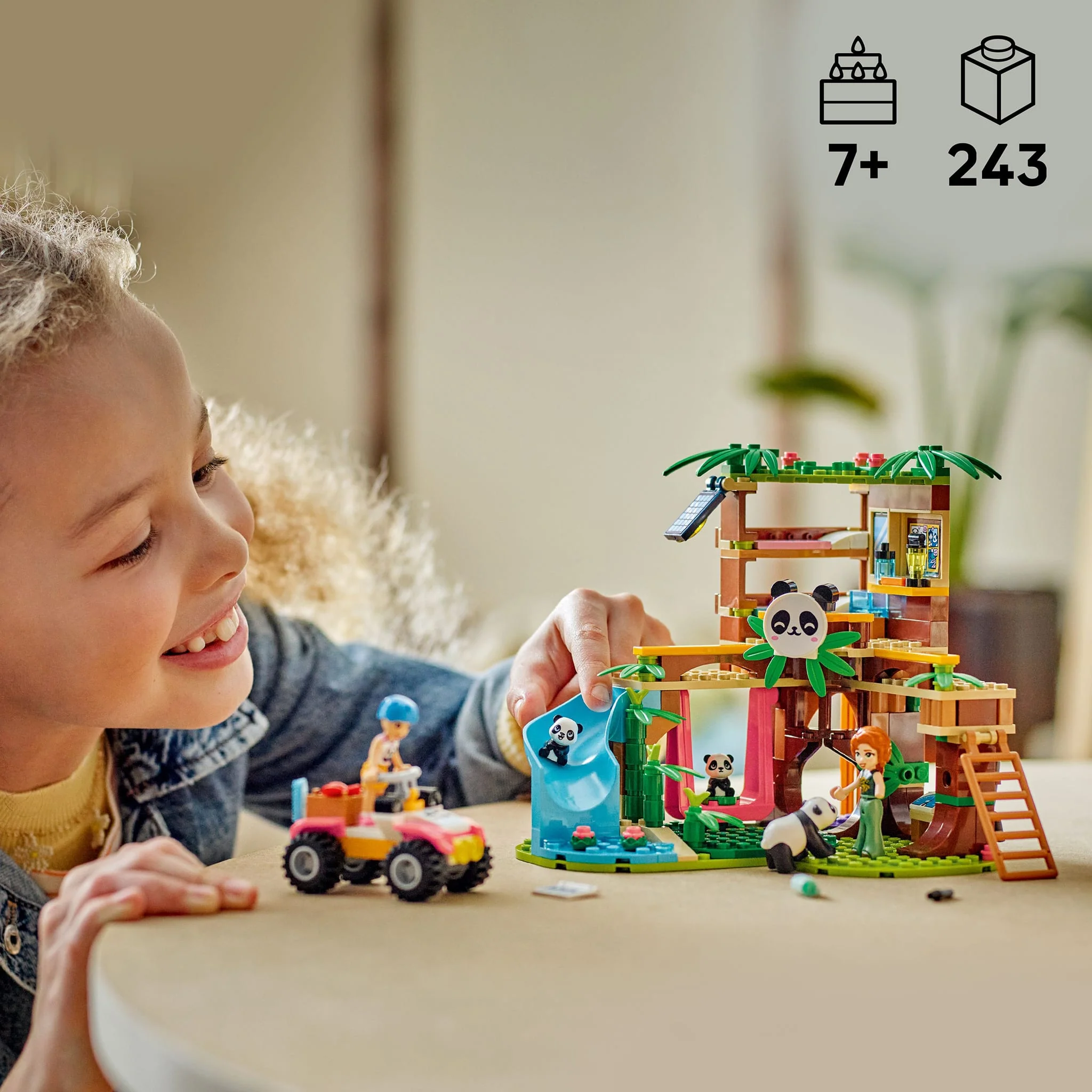 LEGO® Friends Les soins animaliers au sanctuaire des pandas - Image 2