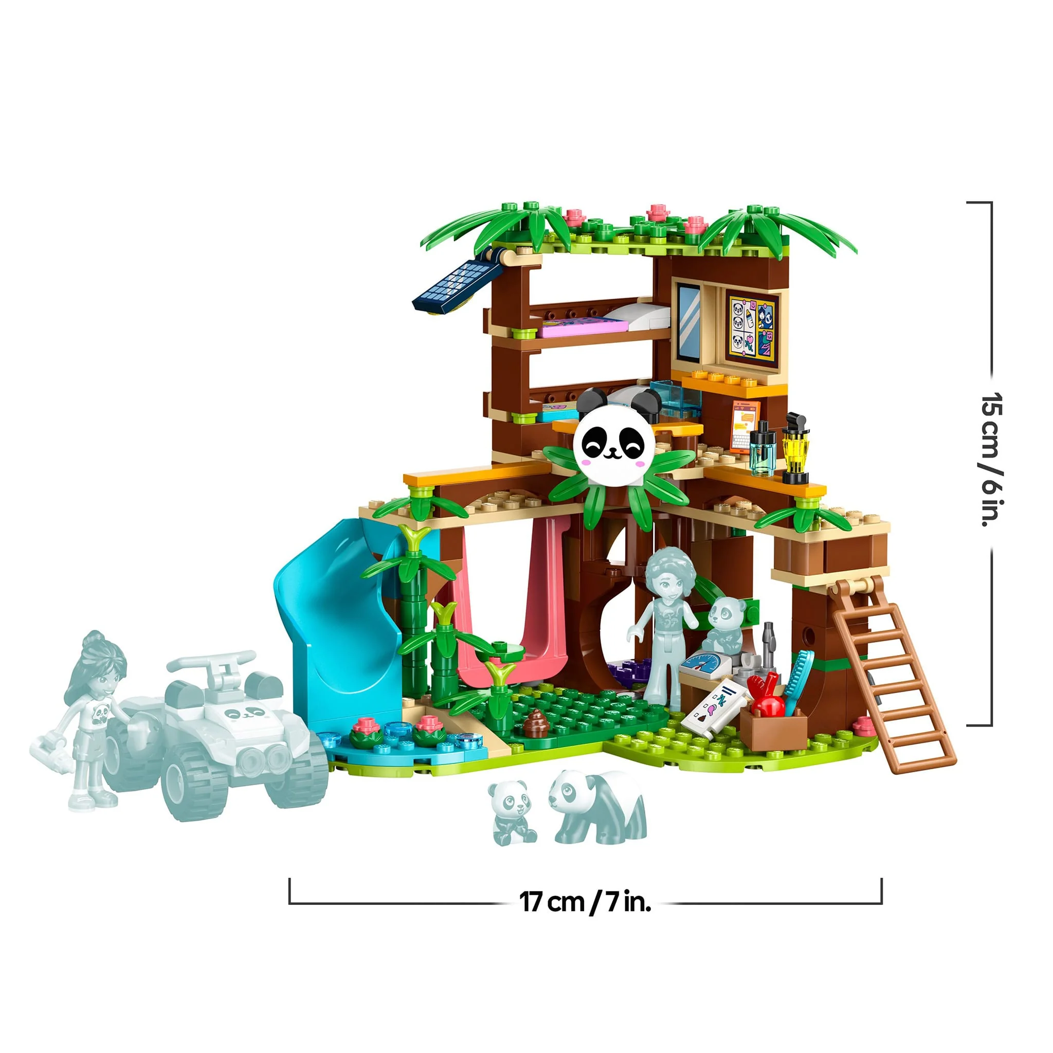 LEGO® Friends Les soins animaliers au sanctuaire des pandas - Image 7