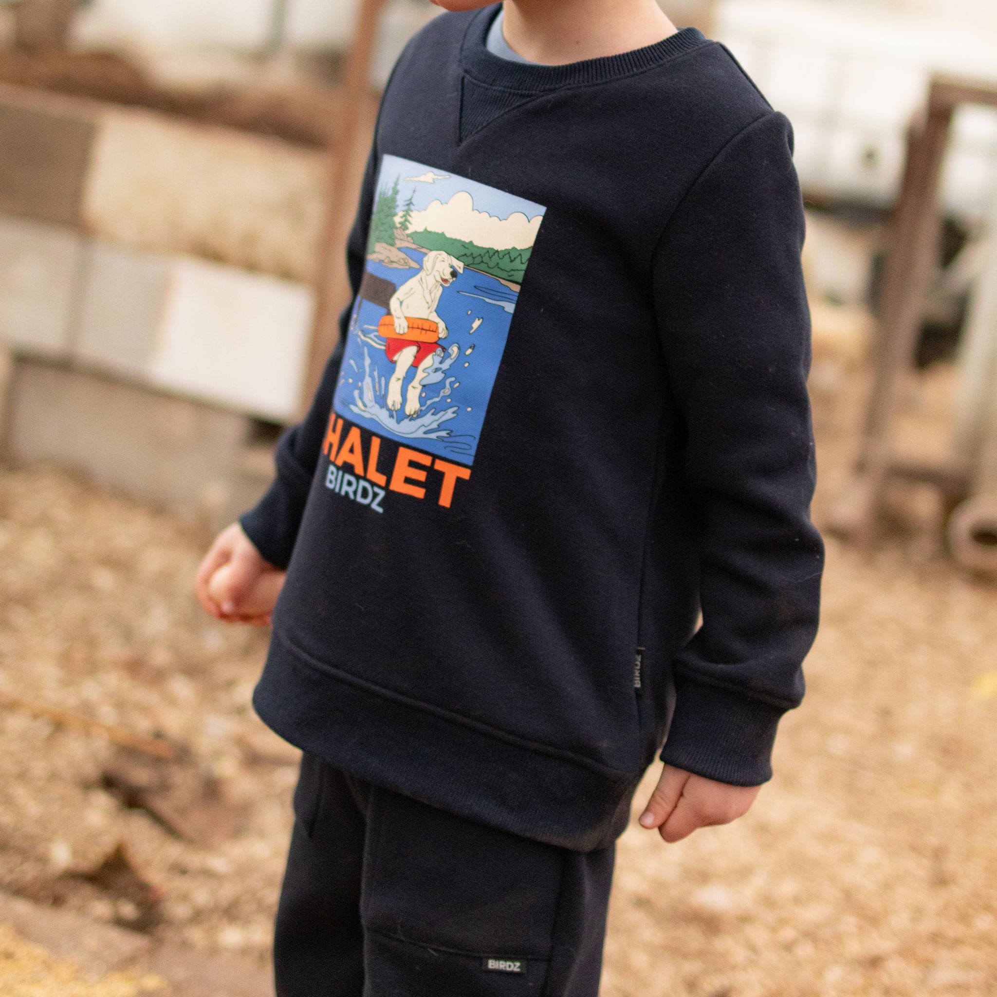 Gilet Ouaté Chien Chalet 2-10ans - Image 2