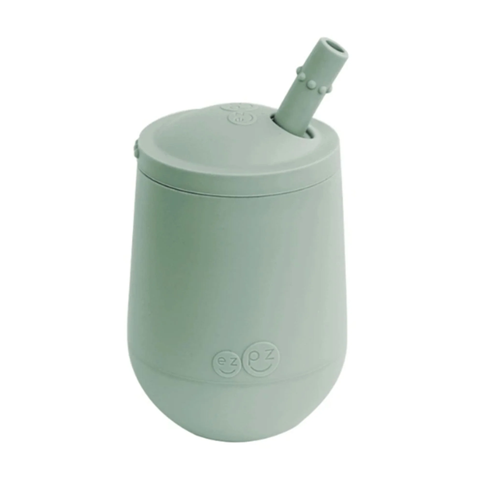Gobelet Mini Cup et Paille - Sauge - Image 2