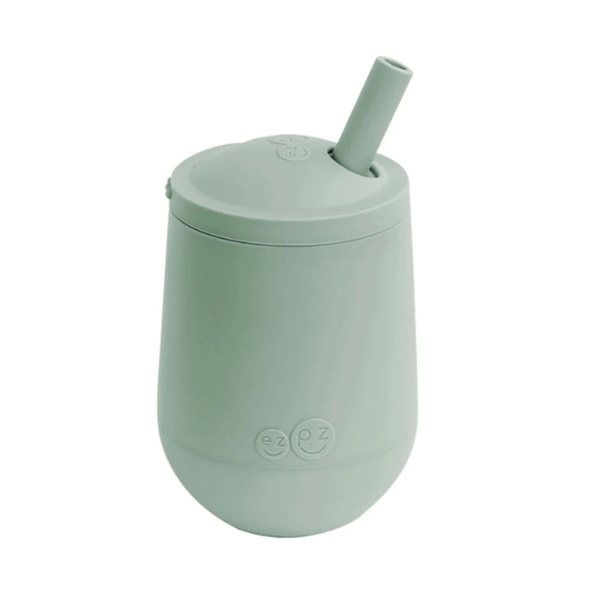 Gobelet Mini Cup et Paille - Sauge - Image 3