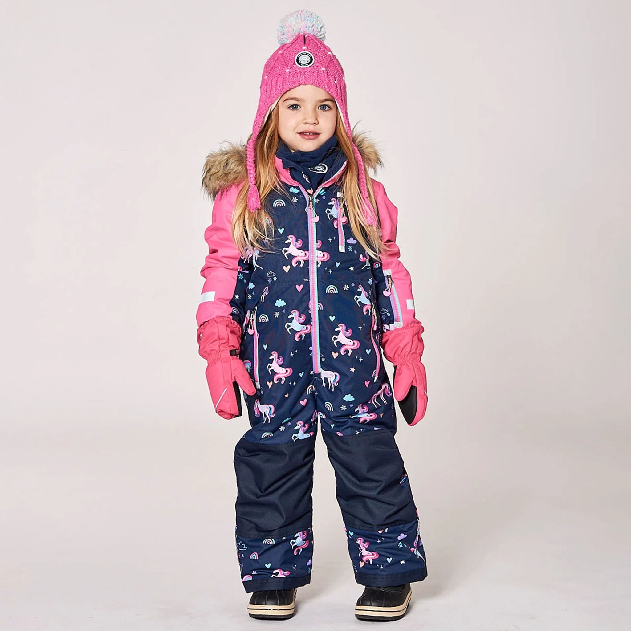 Habit de Neige Une Pièce Licornes 2-6ans - Image 2