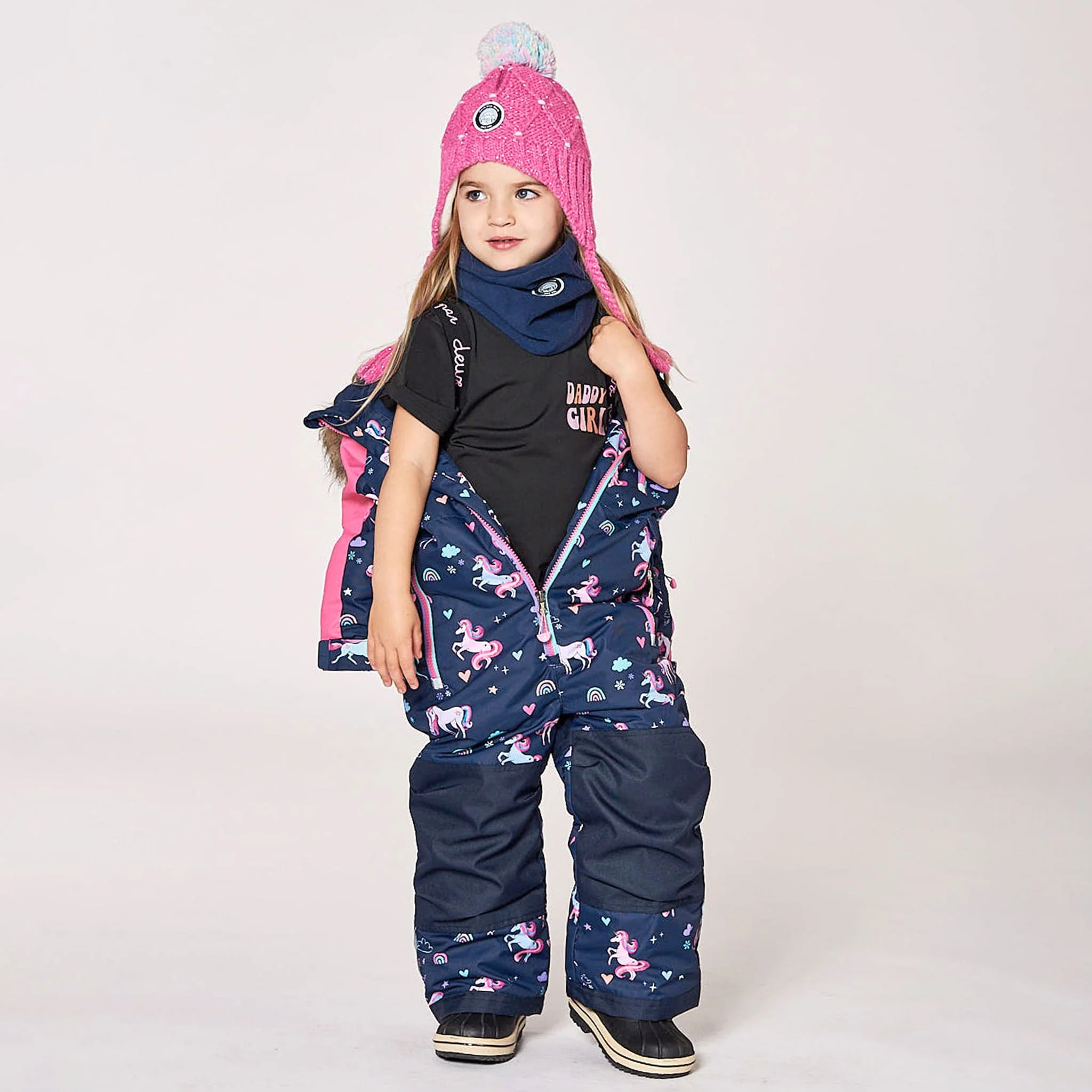 Habit de Neige Une Pièce Licornes 2-6ans - Image 3