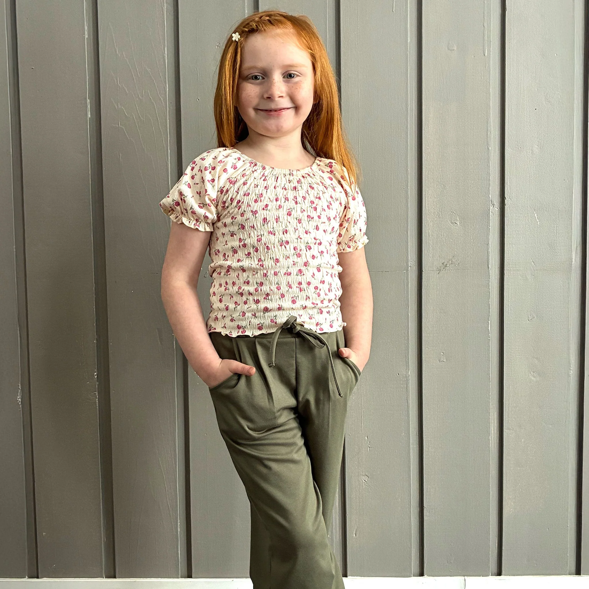 Haut Fleurs Cerises 7-14ans - Image 3