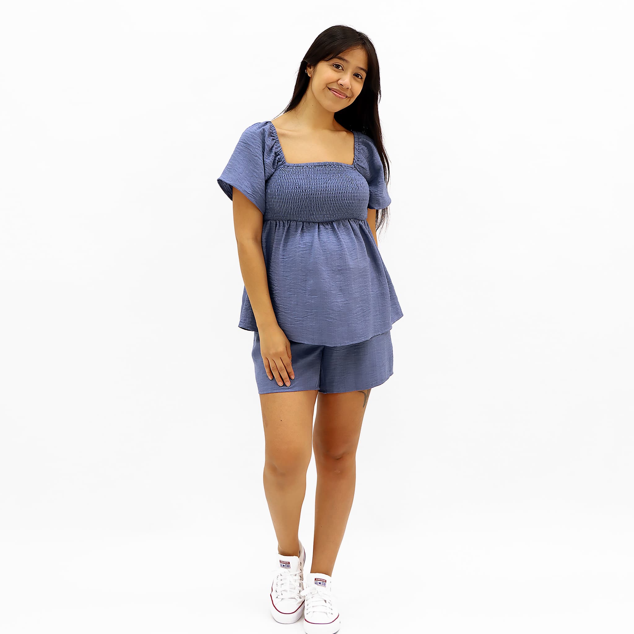 Haut Chambray Maternité - Image 3