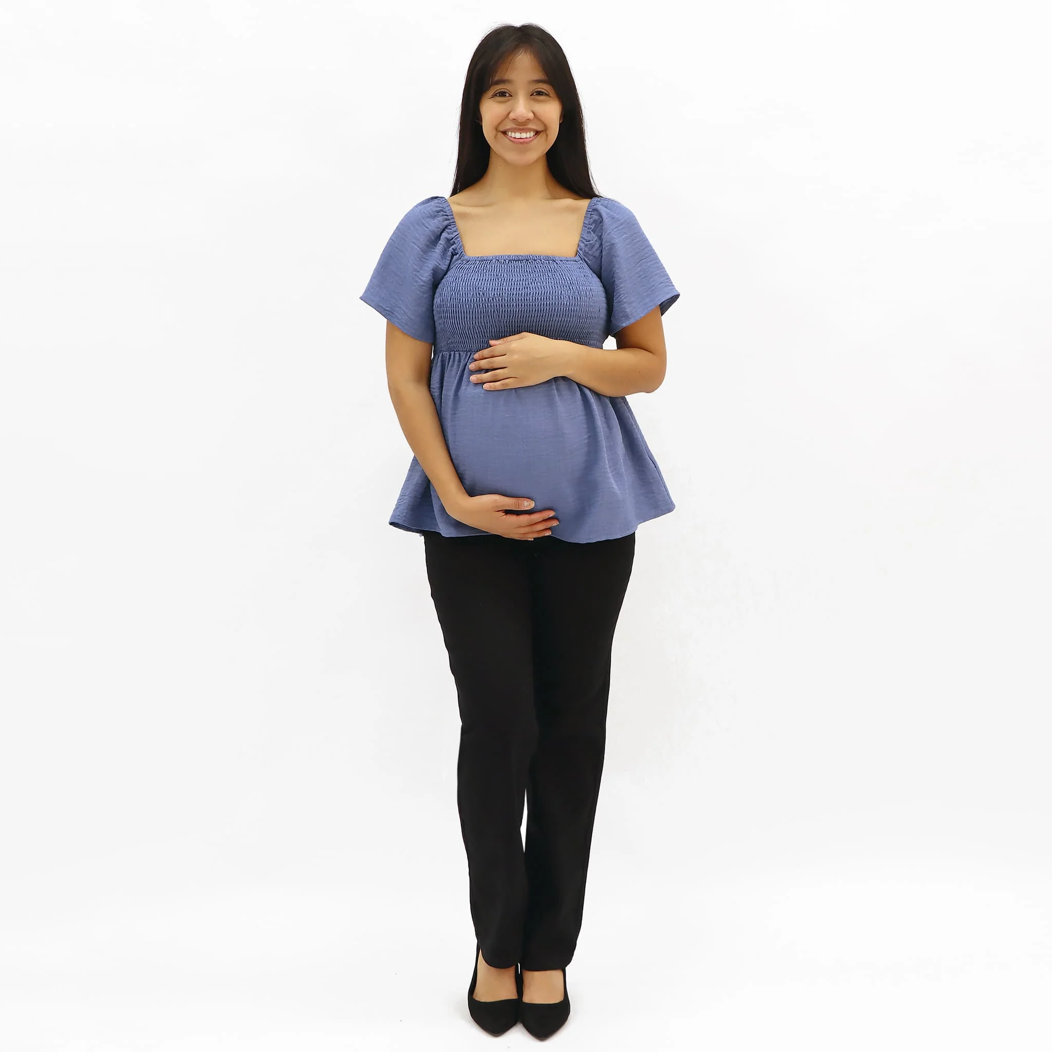 Haut Chambray Maternité - Image 7