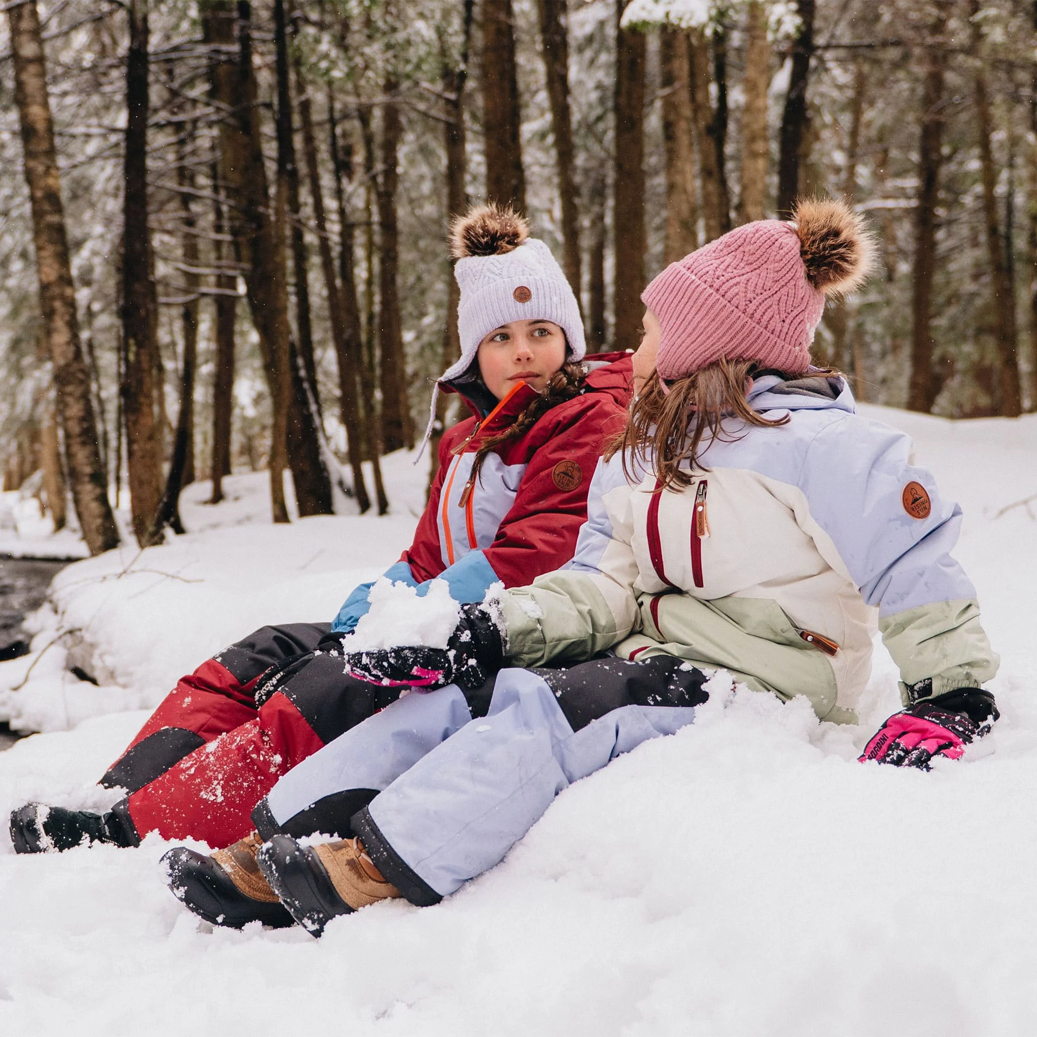 Habit de Neige Colorblock Bordeaux 4-14ans - Image 11