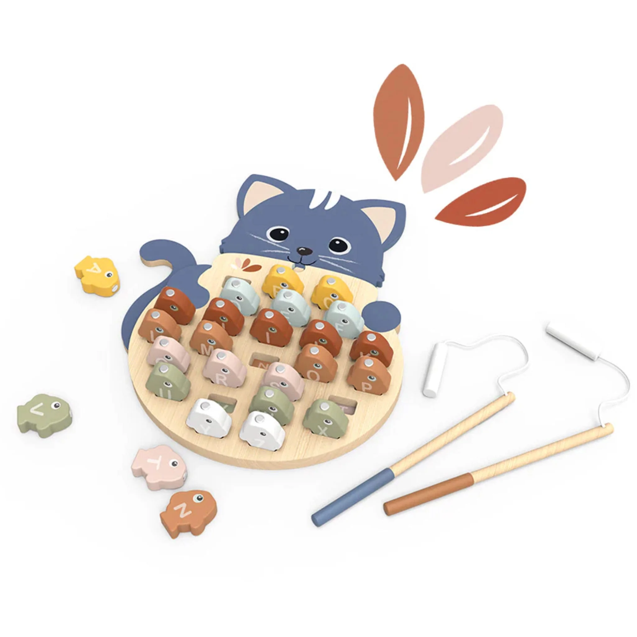 Jeu De Pêche Alphabet Chat