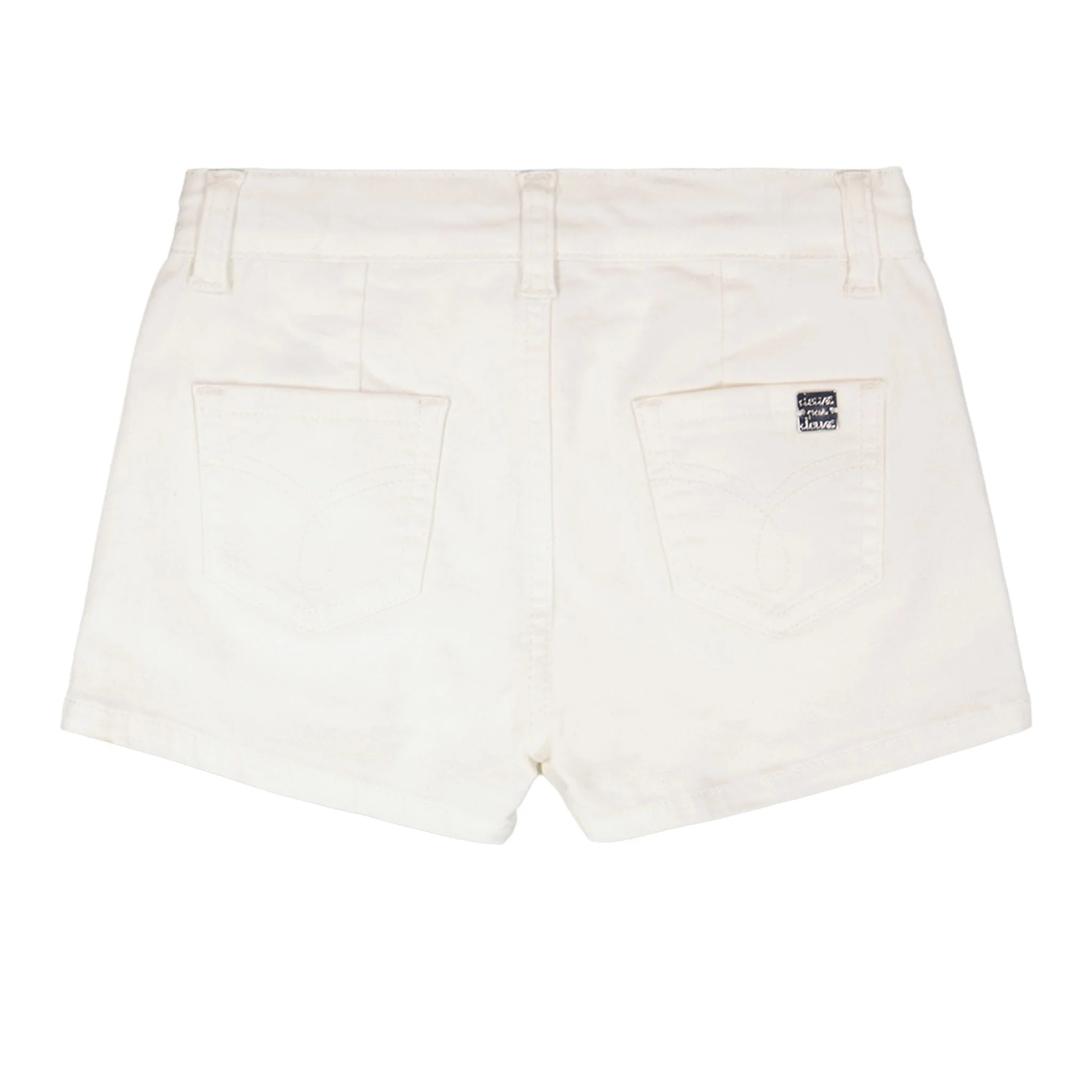 Jupe Short Essentiel Blanc 3-6ans - Image 5