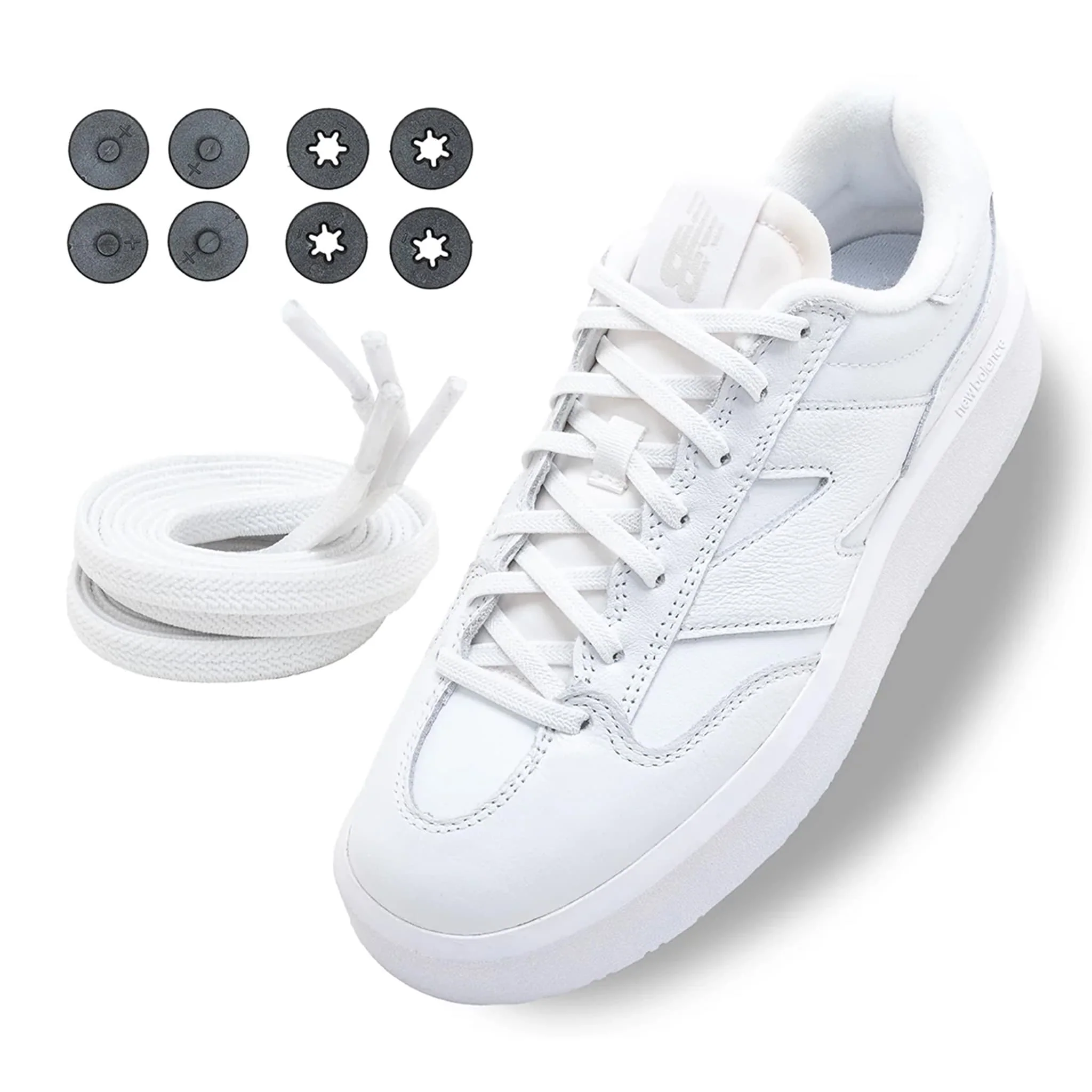 Lacets Élastiques Blanc 48"