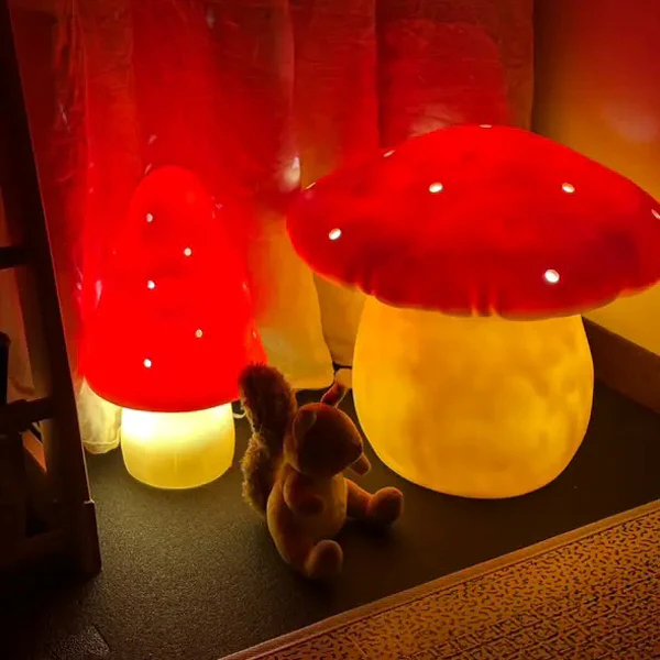 Lampe Champignon  - Rouge - Image 3