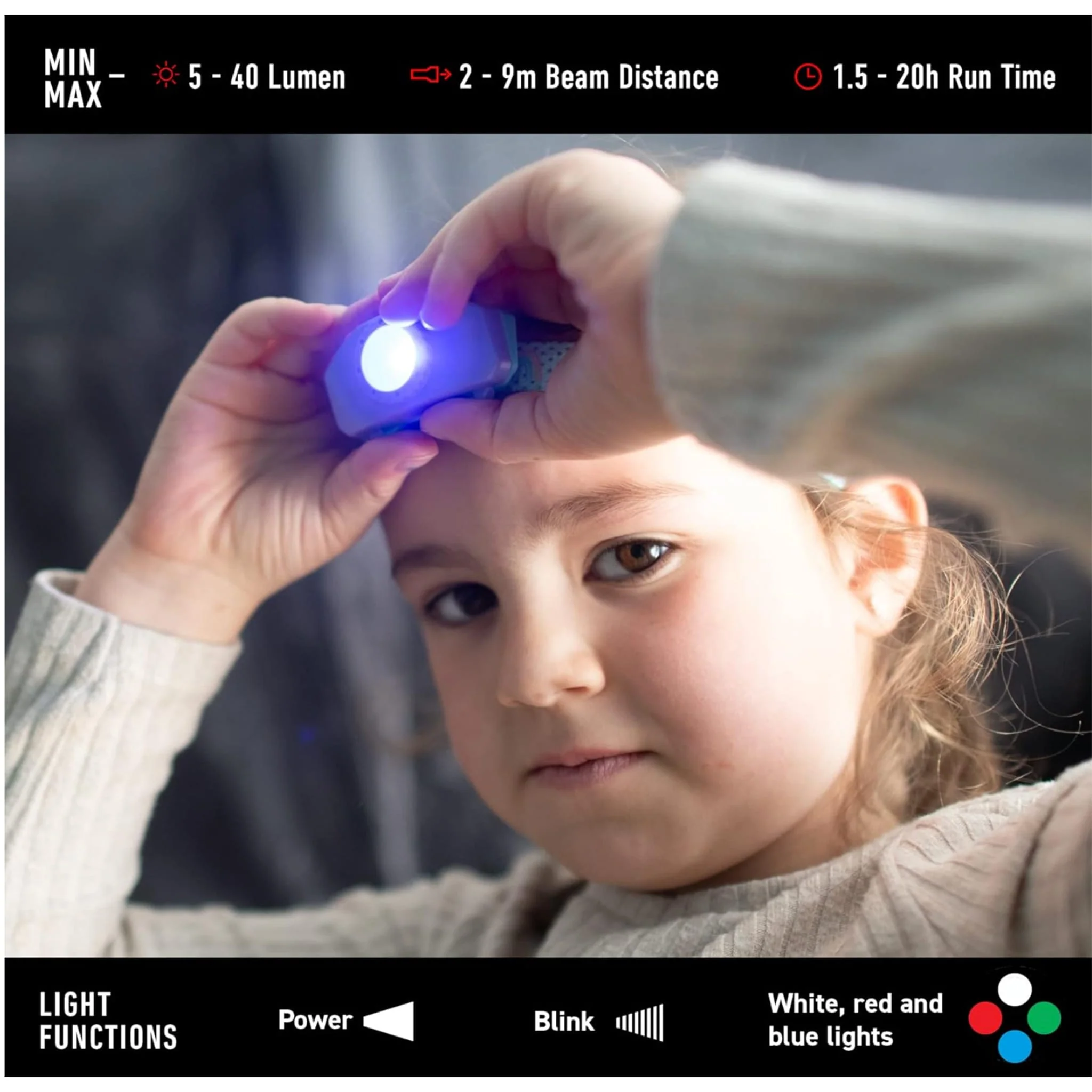 Lampe Frontale Kidled2 - Arc-en-ciel Violet - Image 8