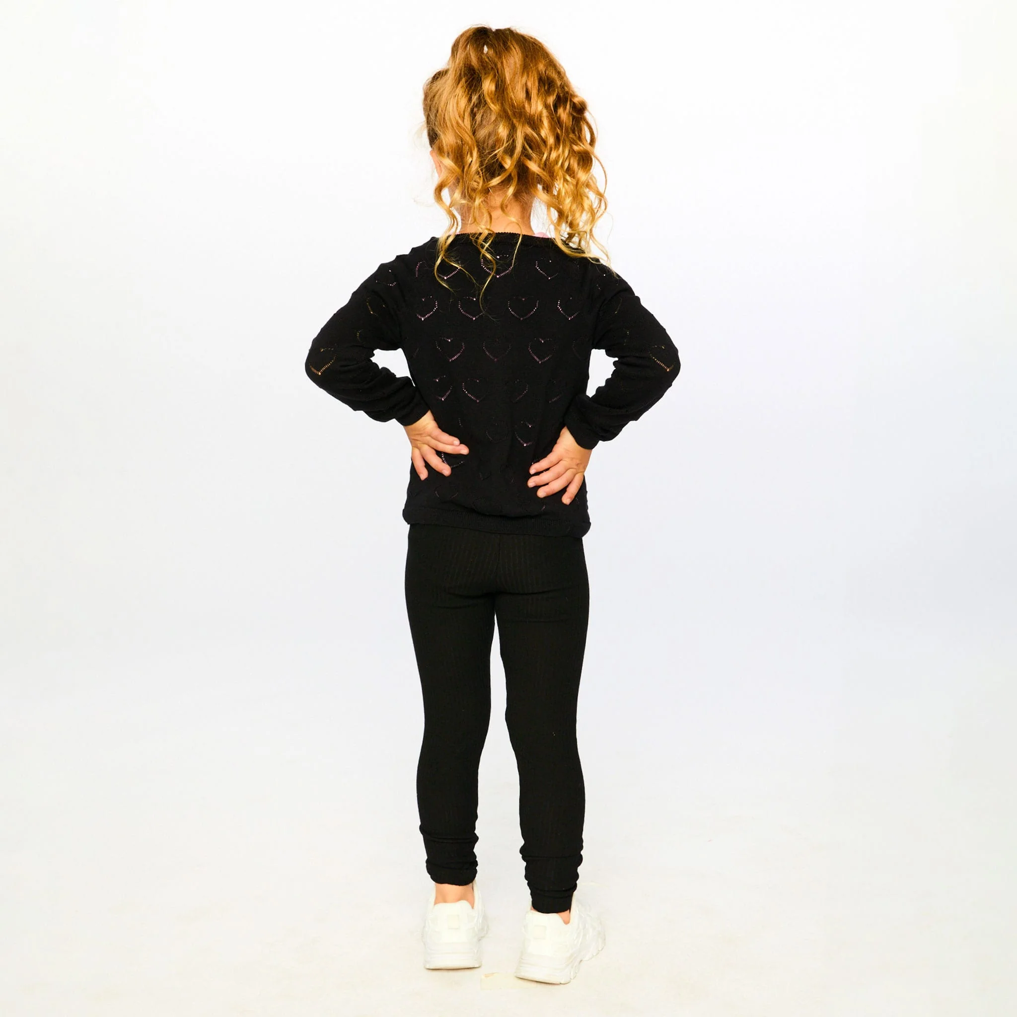 Legging Noir Essentiel 7-10ans - Image 3