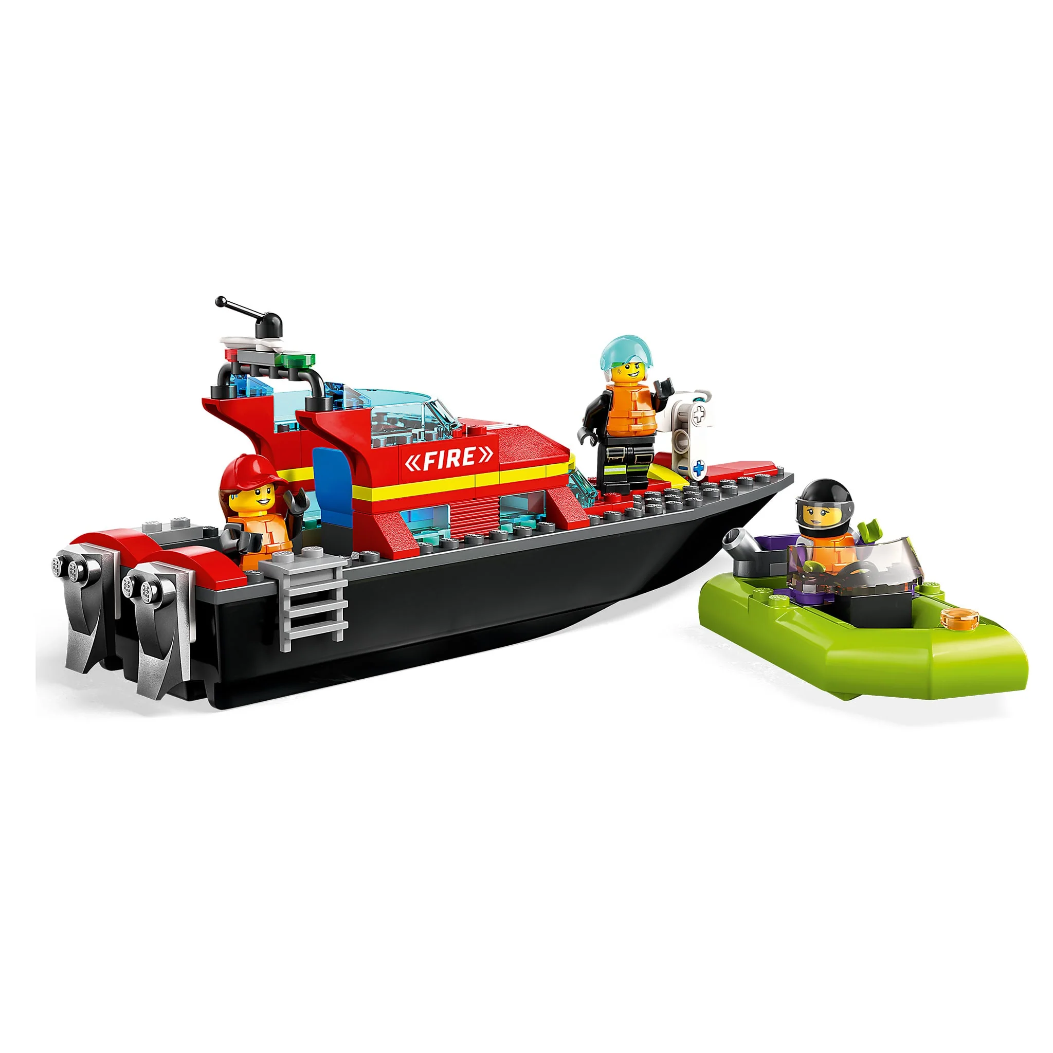 LEGO® City Le bateau de secours de pompiers - Image 7