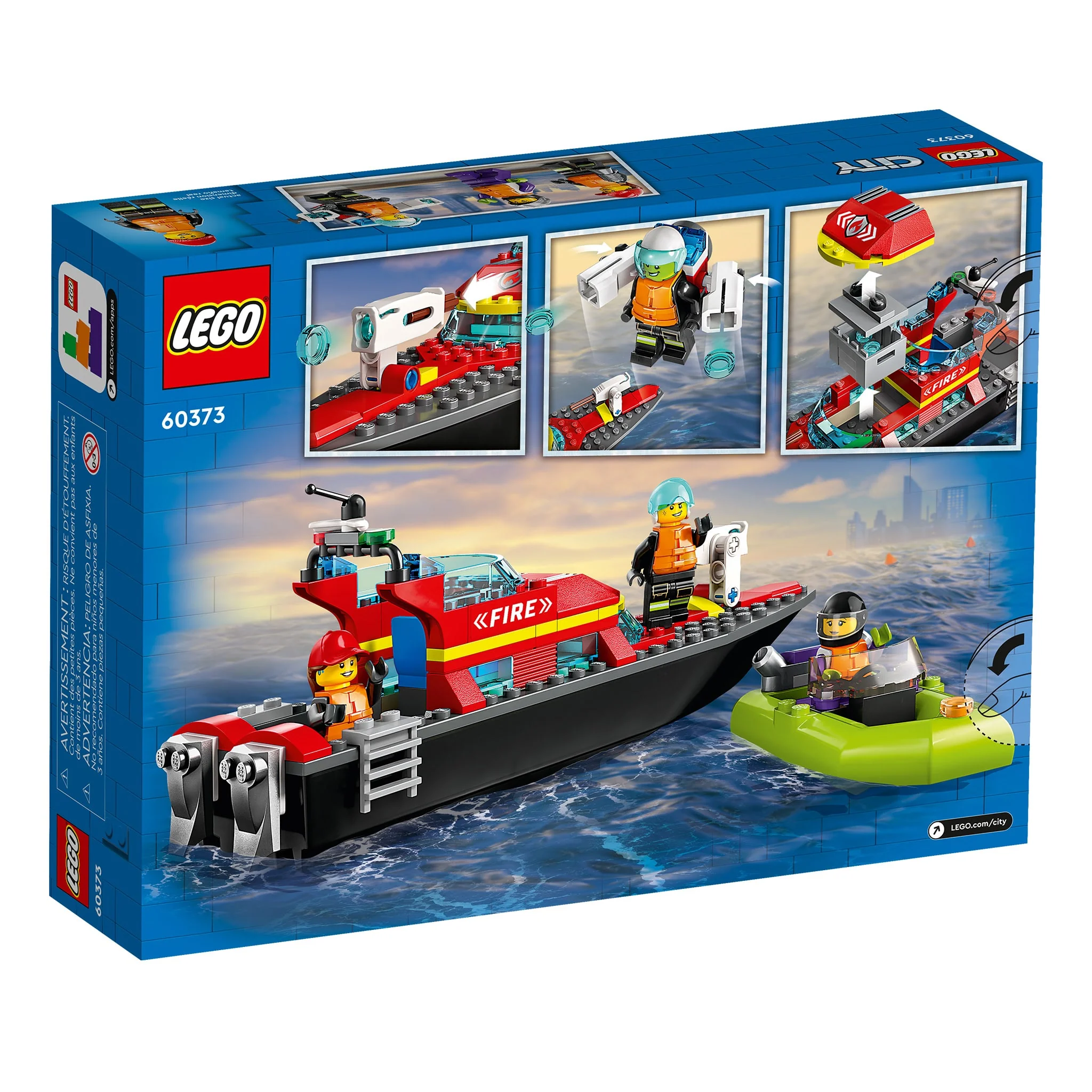 LEGO® City Le bateau de secours de pompiers - Image 9