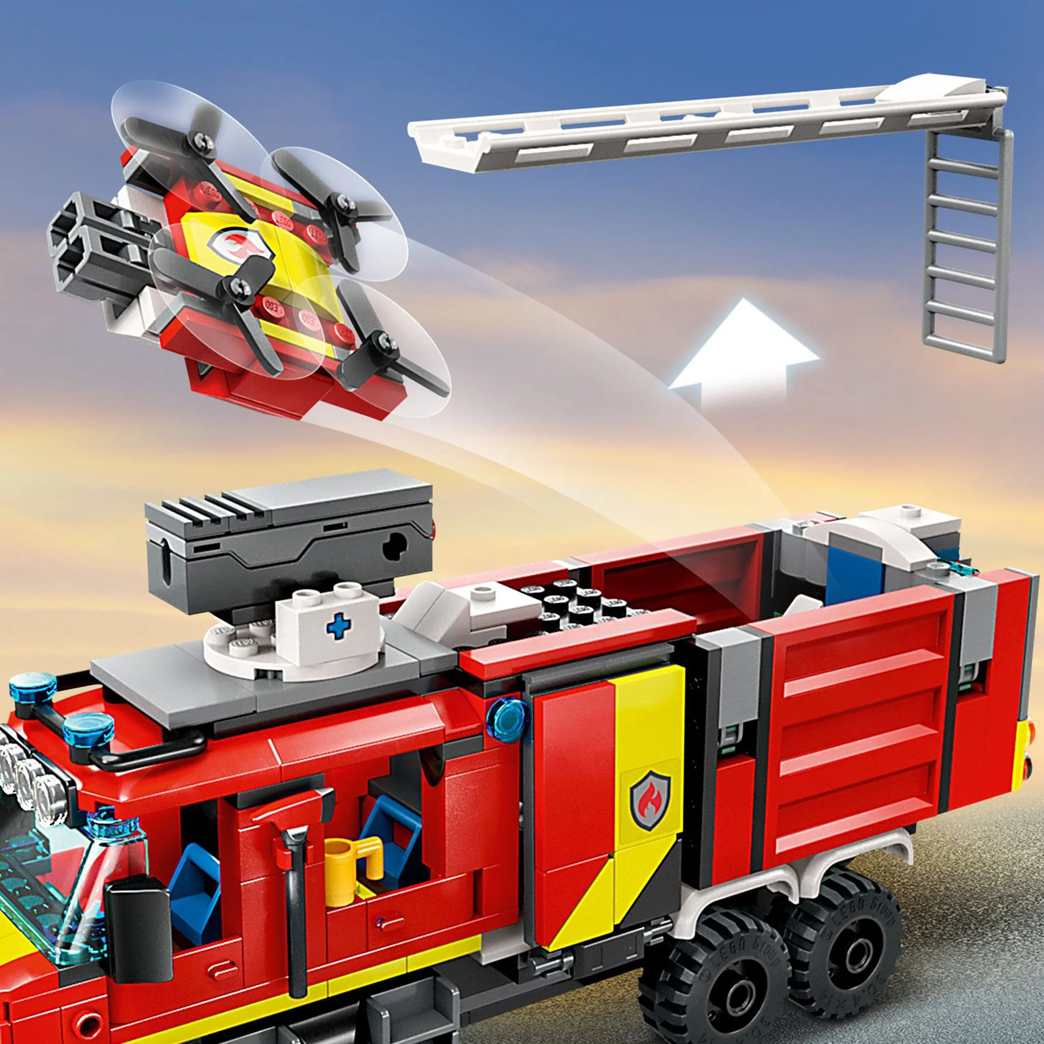 LEGO® City Le camion de commandement de pompiers - Image 7