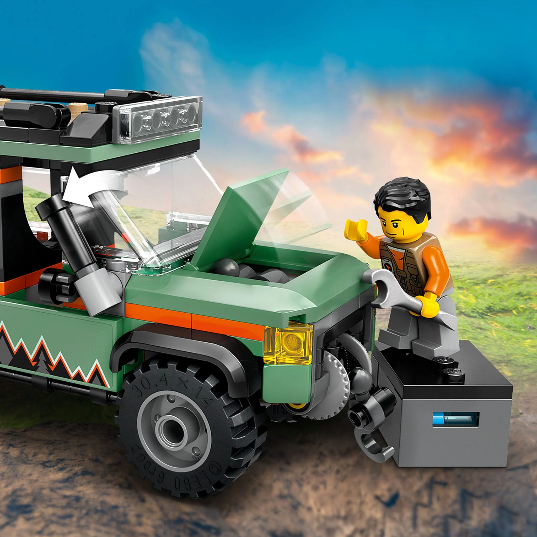 LEGO® City Le camion de montagne 4x4 tout-terrain - Image 5