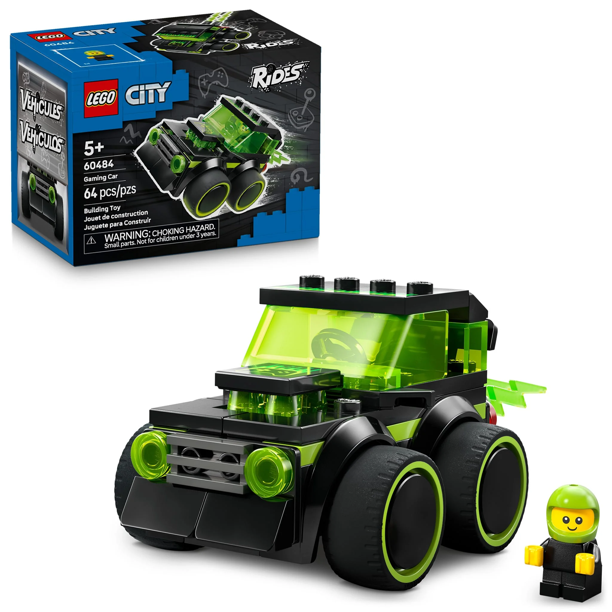 LEGO® City Véhicules – La voiture de course de jeux vidéo