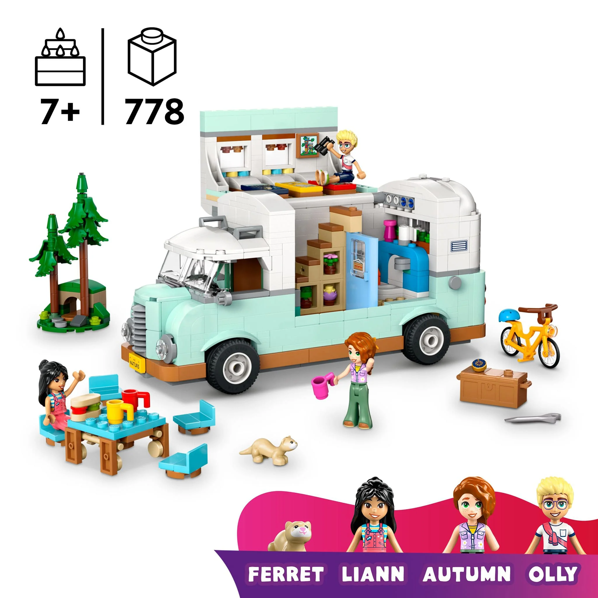 LEGO® Friends L’aventure en autocaravane de l’amitié - Image 6