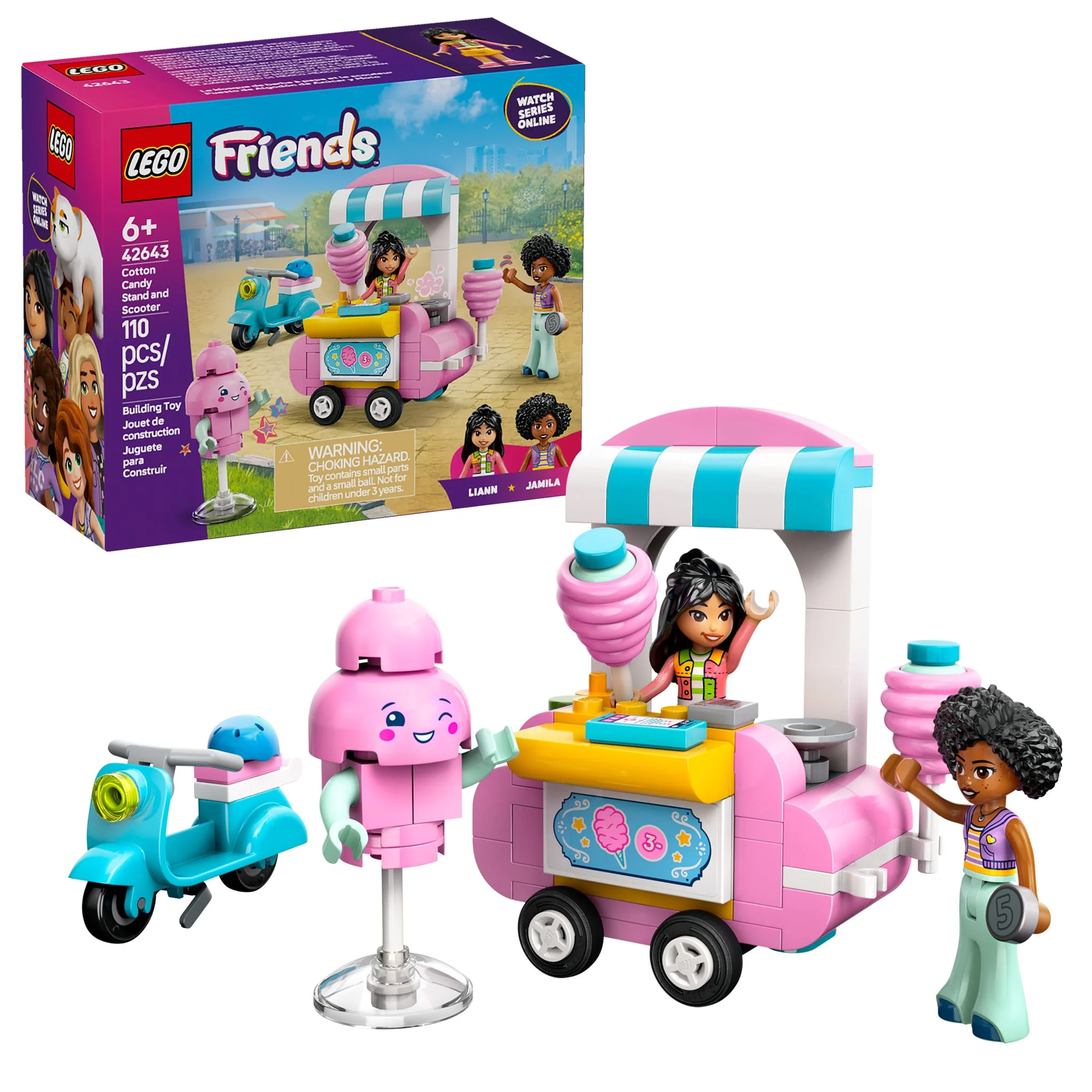 LEGO® Friends Le kiosque de barbe à papa et le scouteur